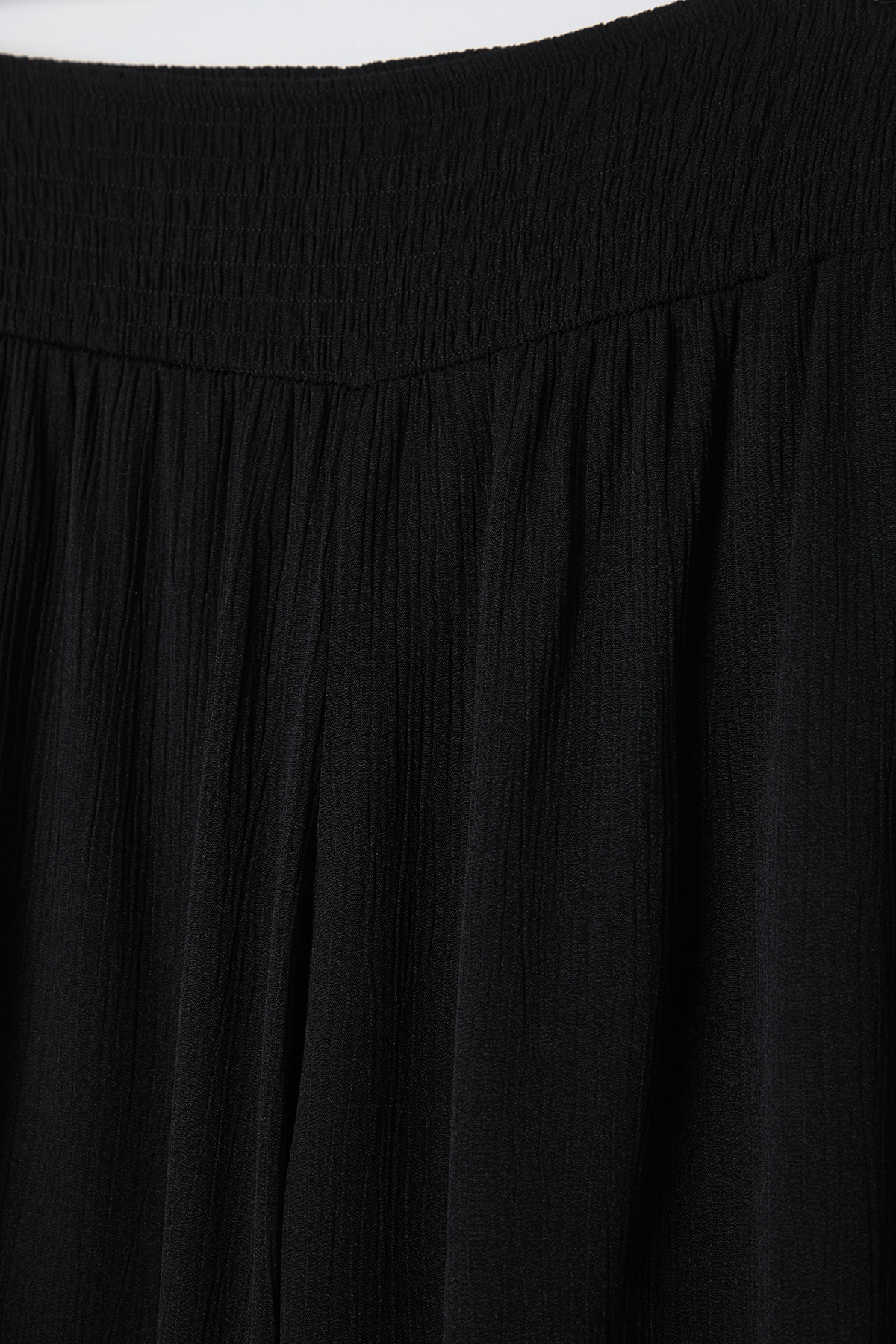 Trendyolmilla  Siyah Geniş Paça Yüksek Bel Plaj Giyim Büyük Beden Pantolon TBBSS25AR00000 - Görsel 7