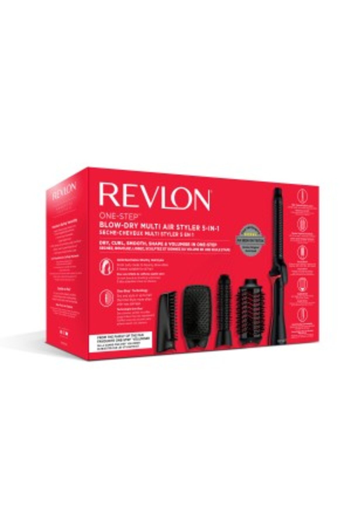 Revlon-One-Step Blow Dry AIR STYLER 5-IN-1, 4 heat setting, Dry, Curl, Smooth, Volumize RVDR5371ARB 8