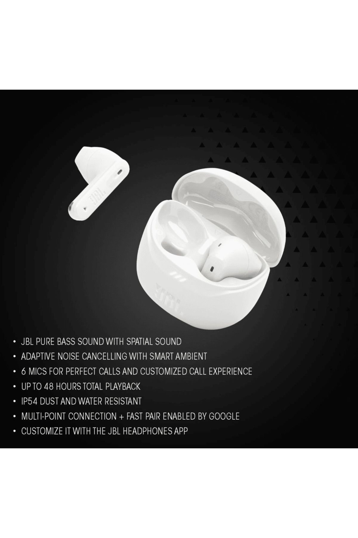JBL-Tune Flex 2 Ghost Edition True Wireless Noise Cancelling Earbuds - Ghost Mauve 5