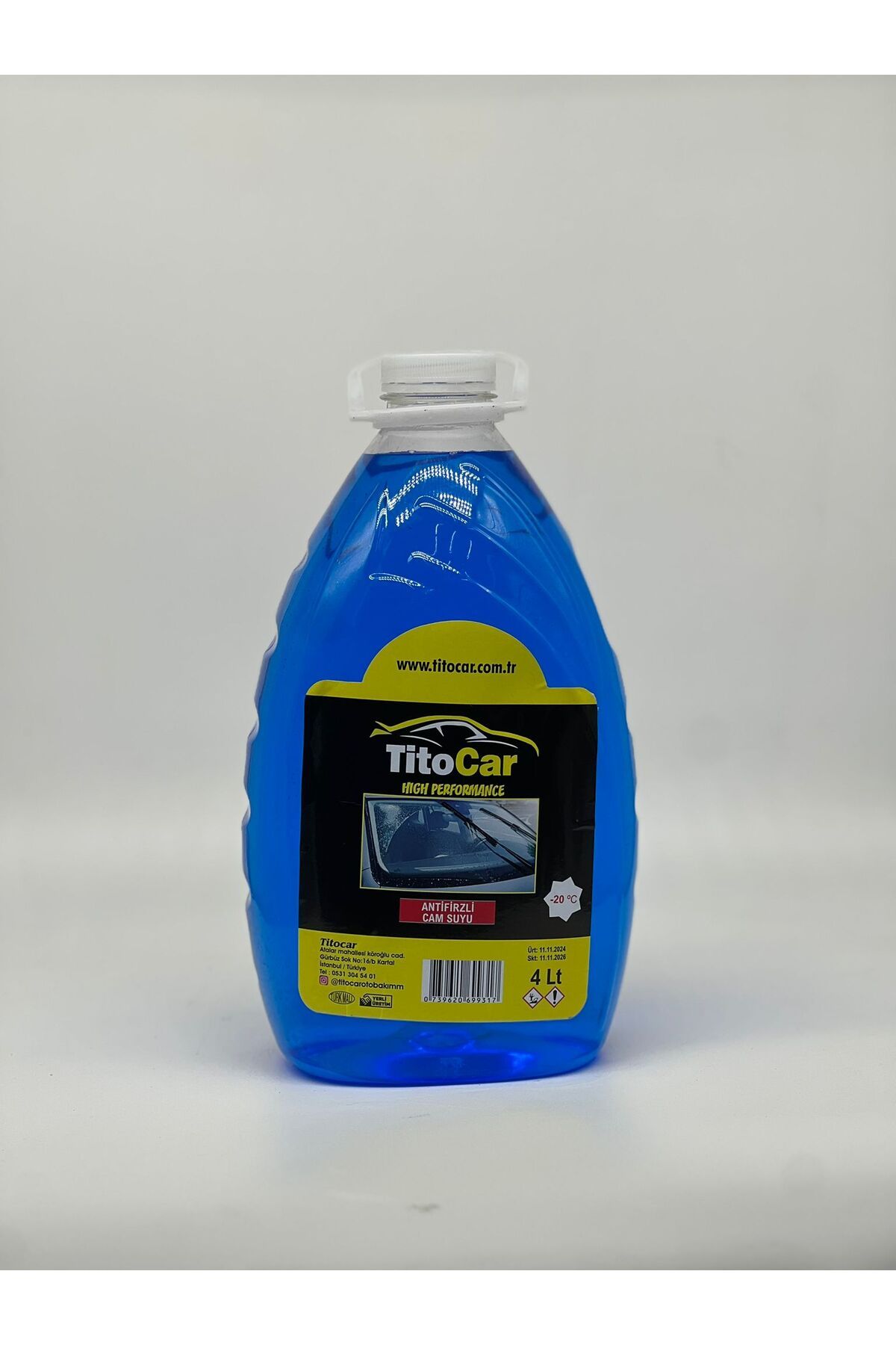 titocar Antifirizli -20° Oto Cam suyu 4lt