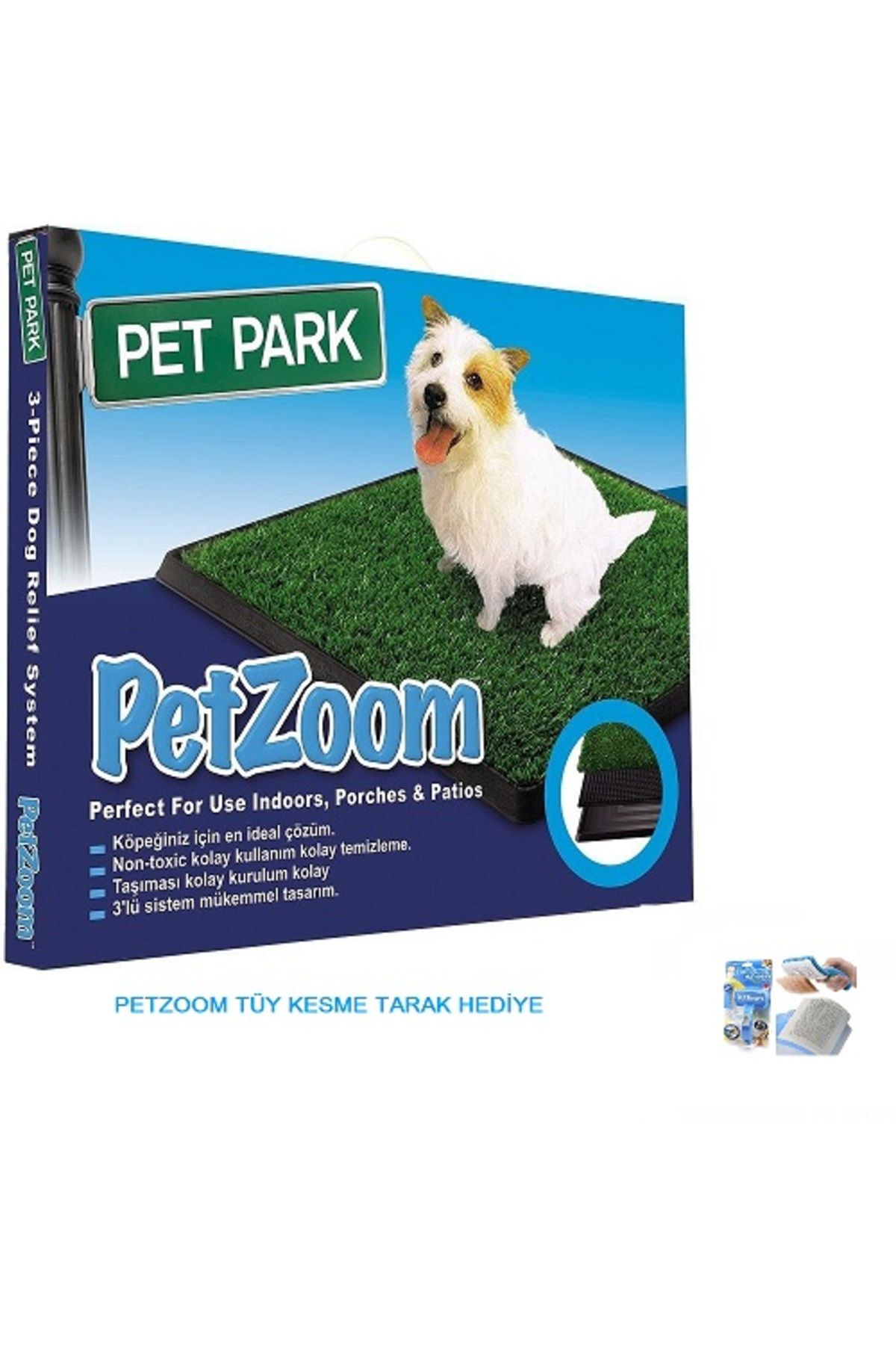 BYR Fırsat Byr Pet Park Tuvalet Ve Tarak Tüy Kesme Aleti Hediye Yeni