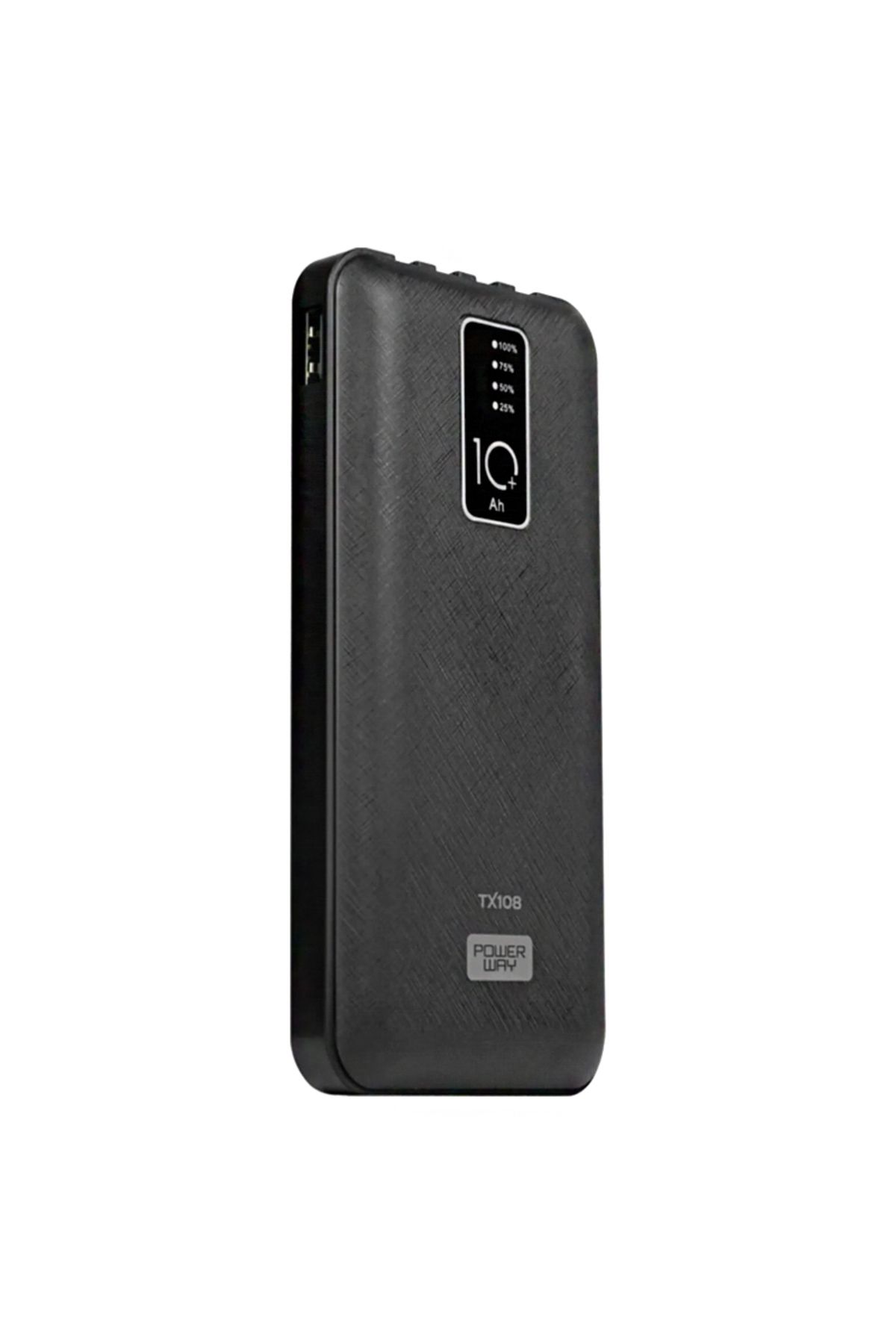 Drop Deposu-Powerway Tx108 10000 Mah Black Indicator Extra Wired 4-Output Powerbank (4172) 3