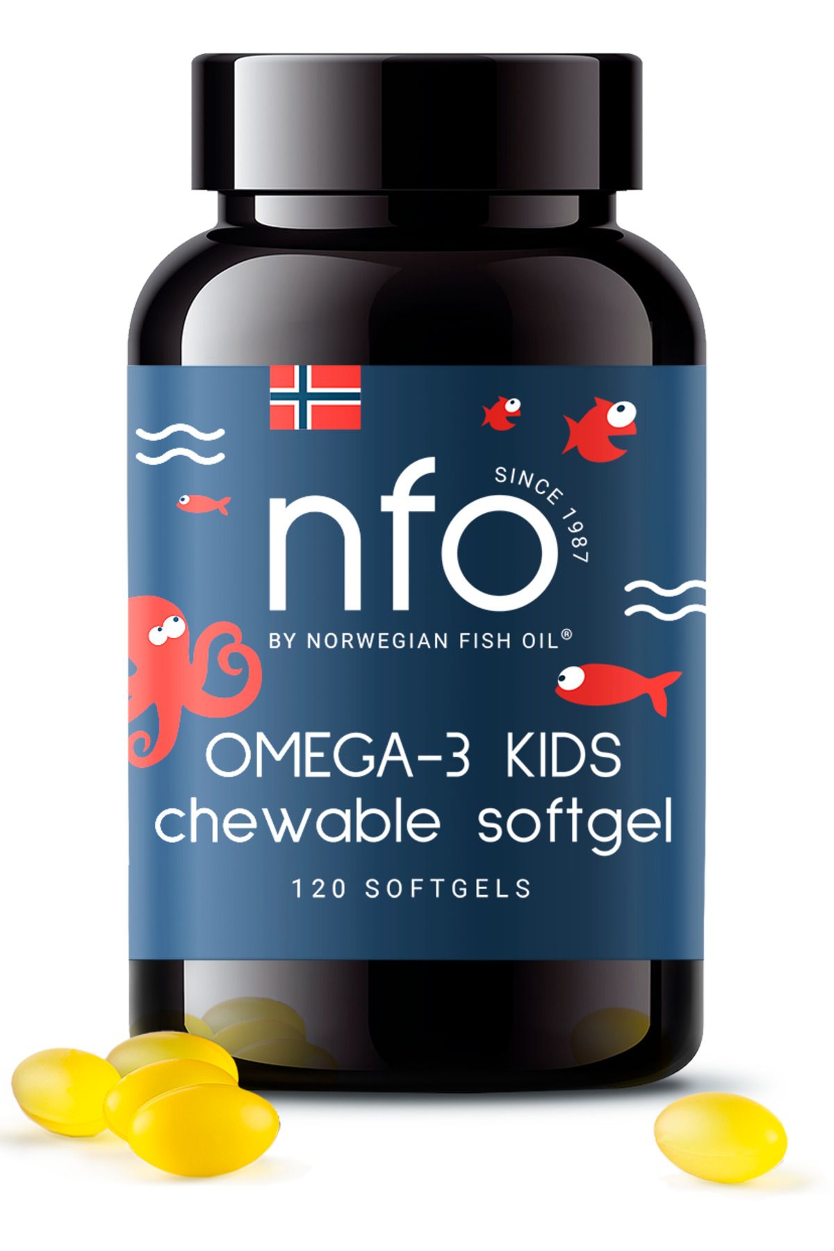 NFO-Omega-3 Kids Chewable N120-B 1