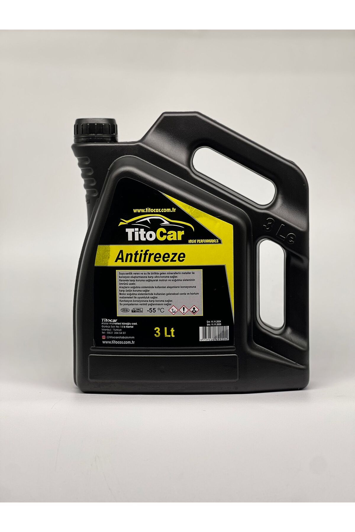 titocar Antifirizli -55° Dört Mevsim Motor Suyu 3 lt