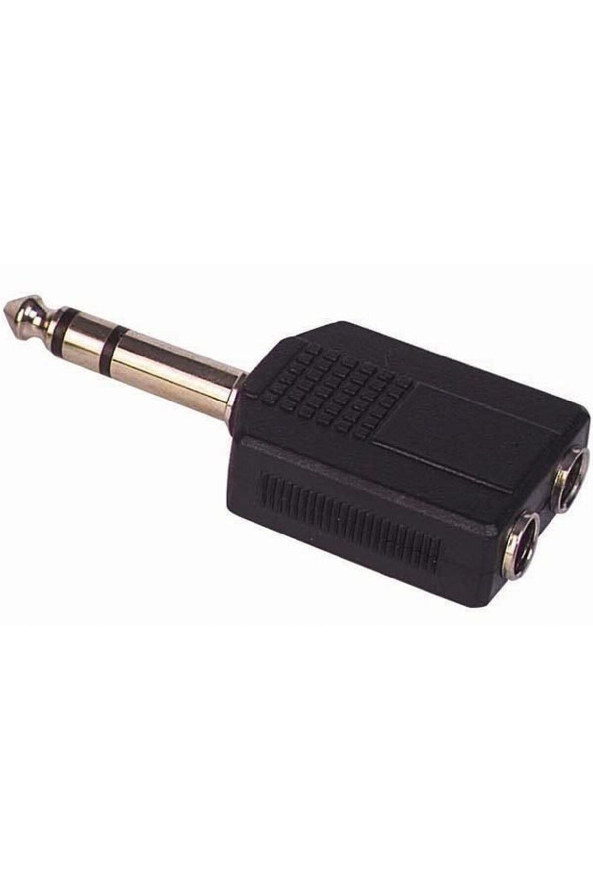 opencart Yeni Sezon Drp 6.3 Mm Stereo Erkek / 6.3 Mm Stereo Dişi X 2 Çevirici Jack (4172)