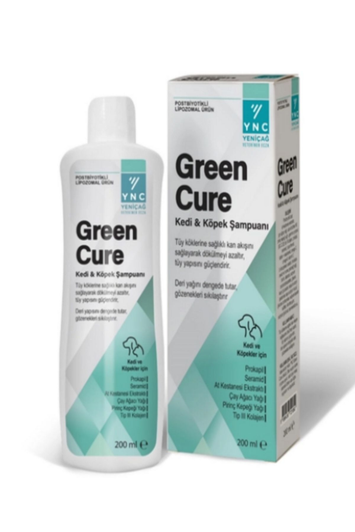 YENİÇAĞ YNC Green Cure Kedi Köpek Şampuanı 250mL