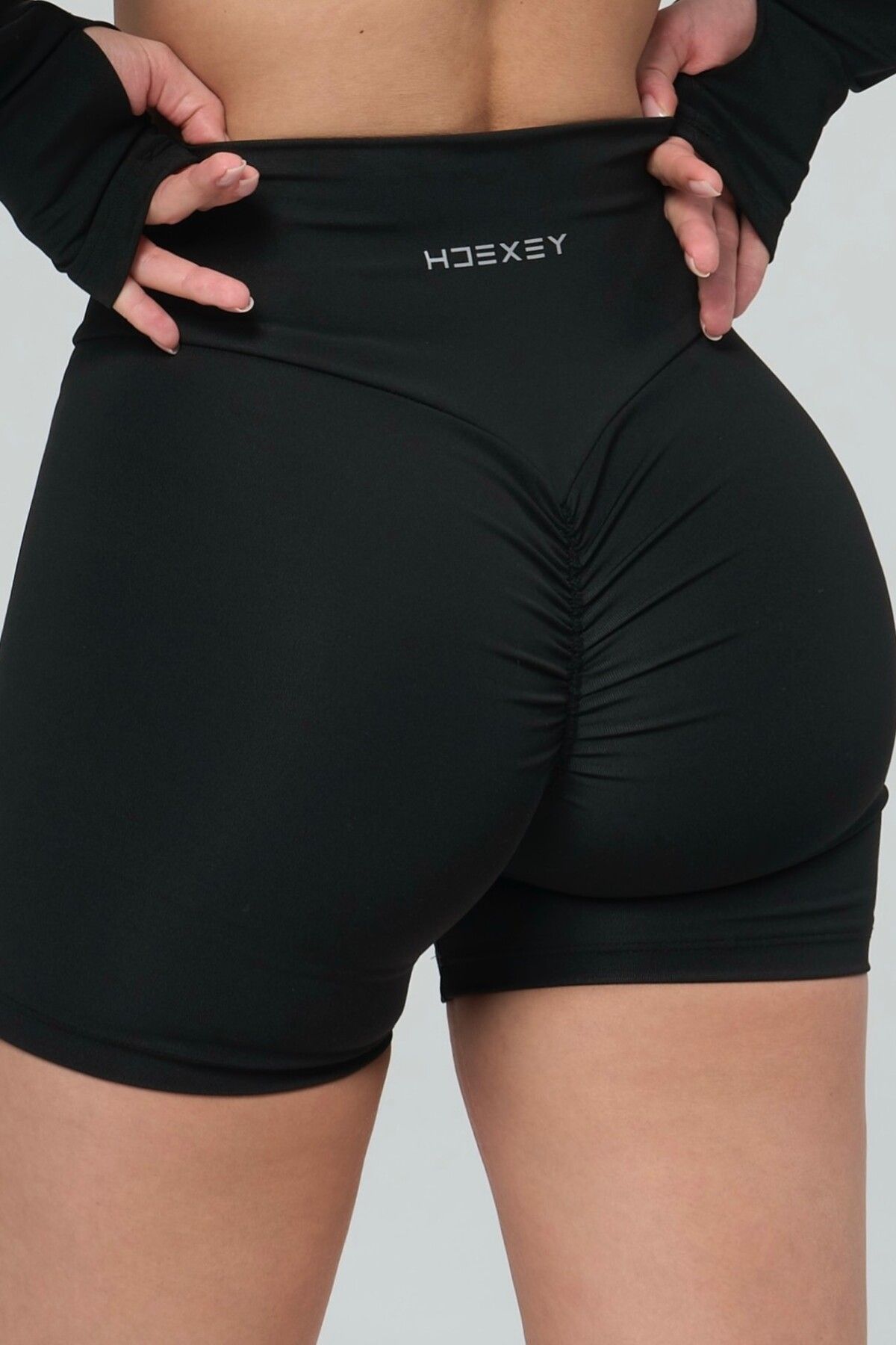 YEXECH-Drawstring Push-Up Verve Short Shorts 2