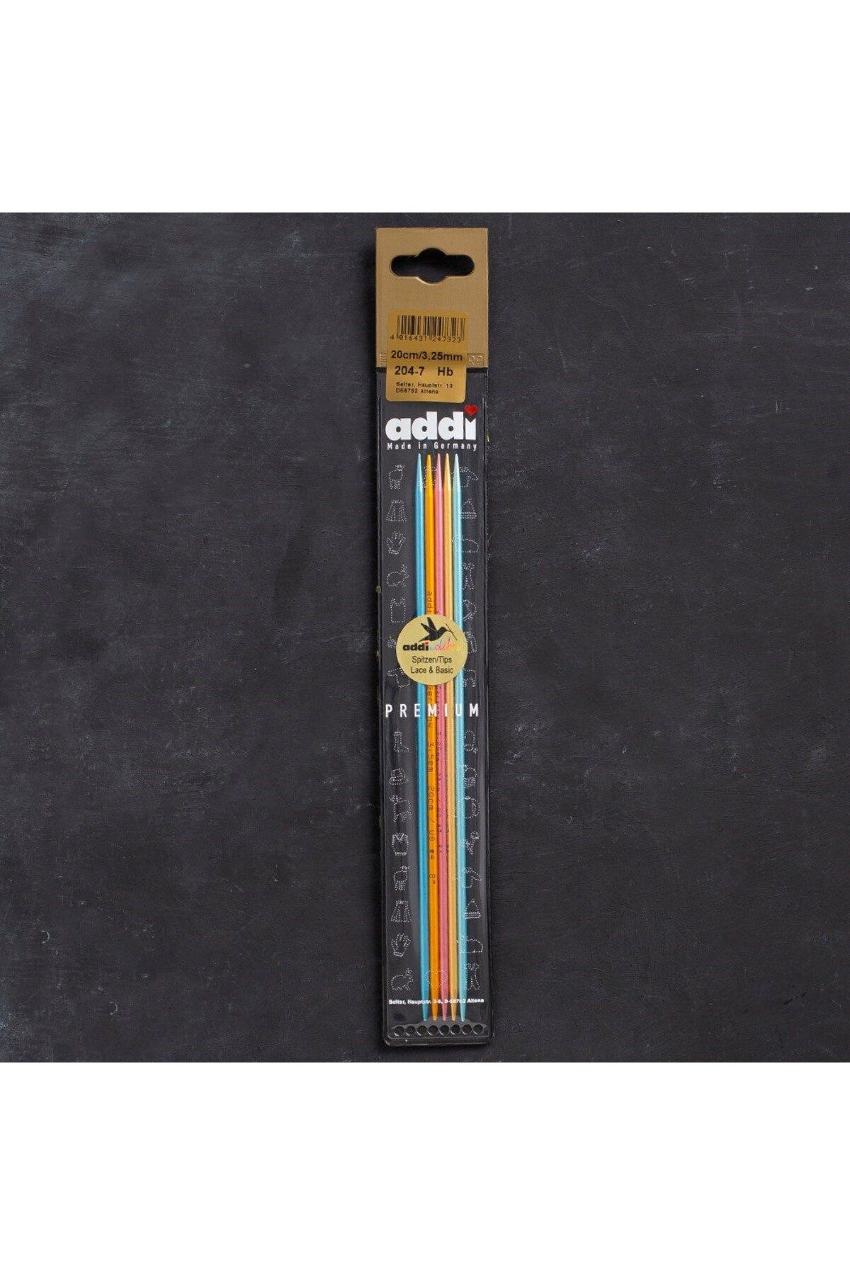 Alaturka-Addi Colibri 3.25mm 20cm Colorful Sock Skewers - 204-7 1