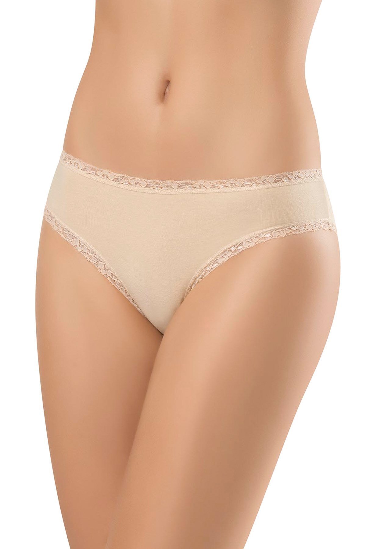 ERDEM İÇ GİYİM-Chiloți din dantelă Lycra neagră Erdem 2535 3