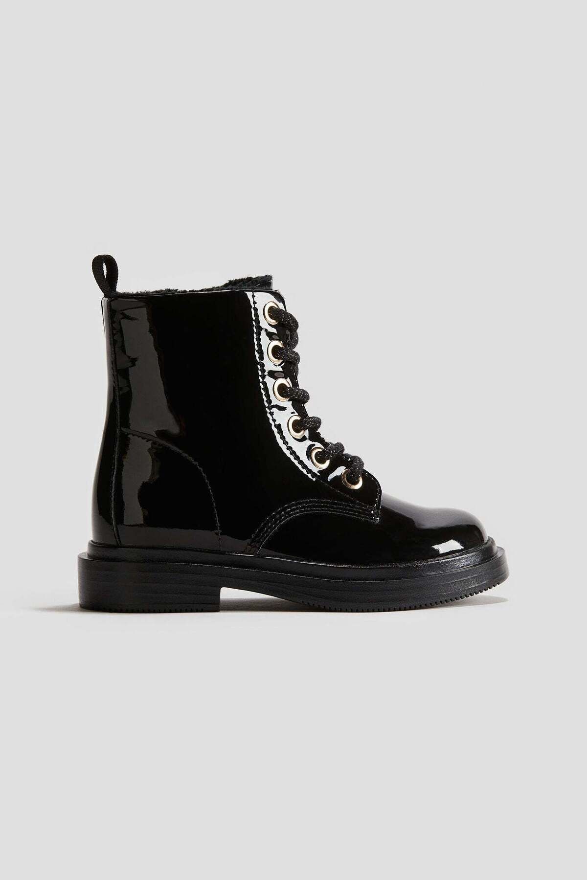 H&M-Lace-up boots 3