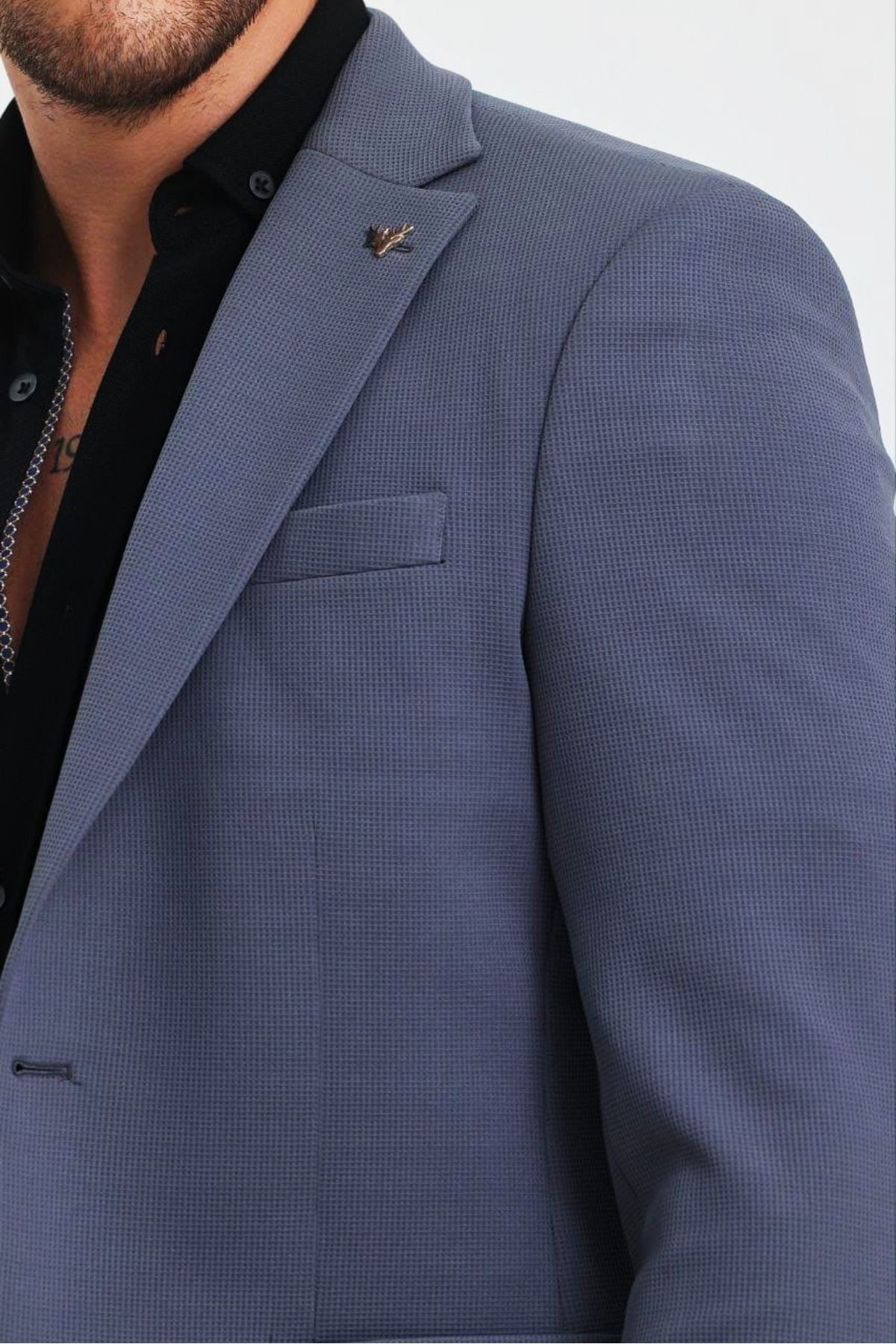 Savira-Slimfit Suit Bottom Top Knitted Fabric New Season 1