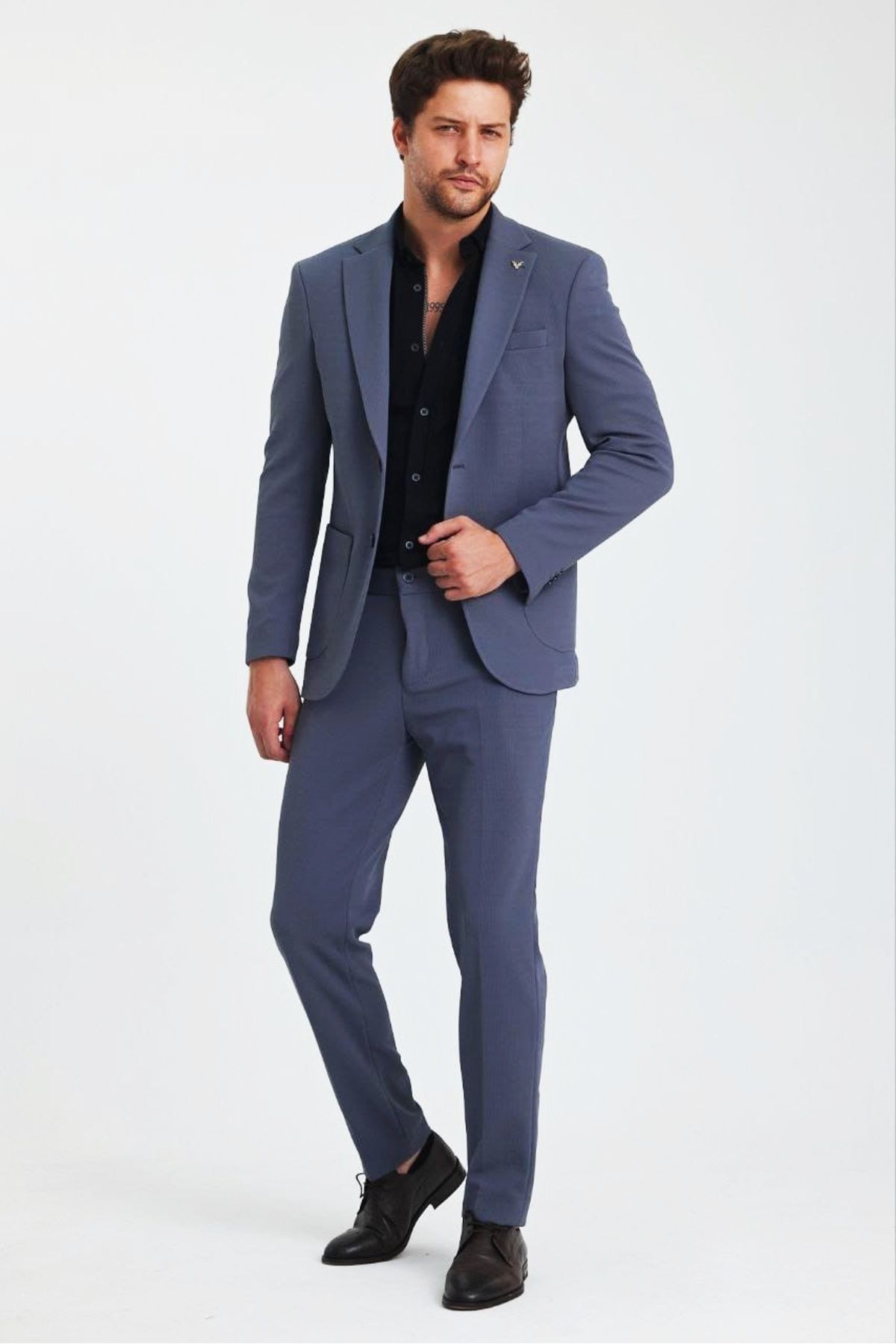 Savira-Slimfit Suit Bottom Top Knitted Fabric New Season 2