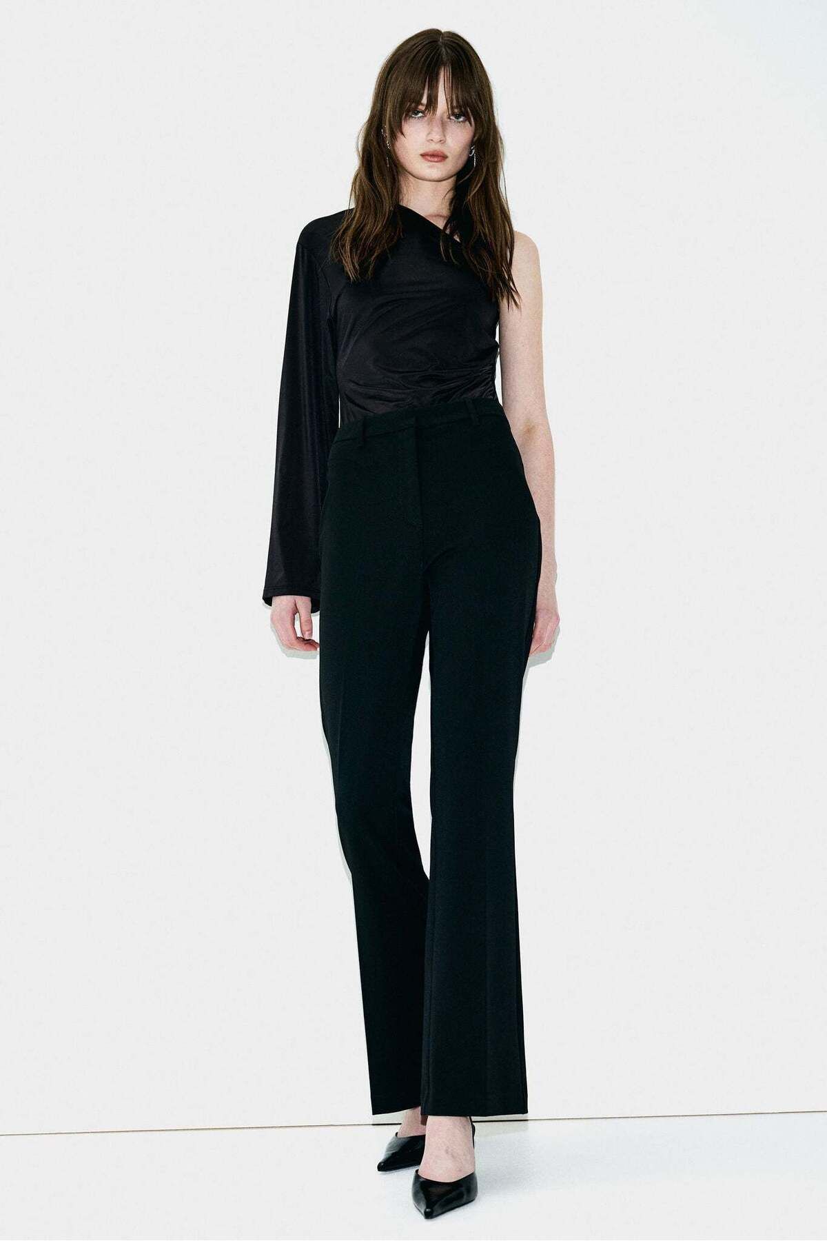 H&M-Draped one-shoulder top 5