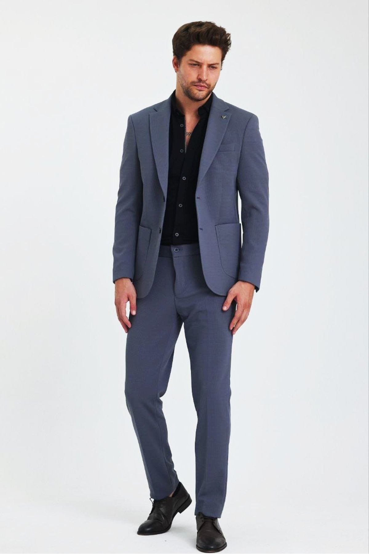 Savira-Slimfit Suit Bottom Top Knitted Fabric New Season 4