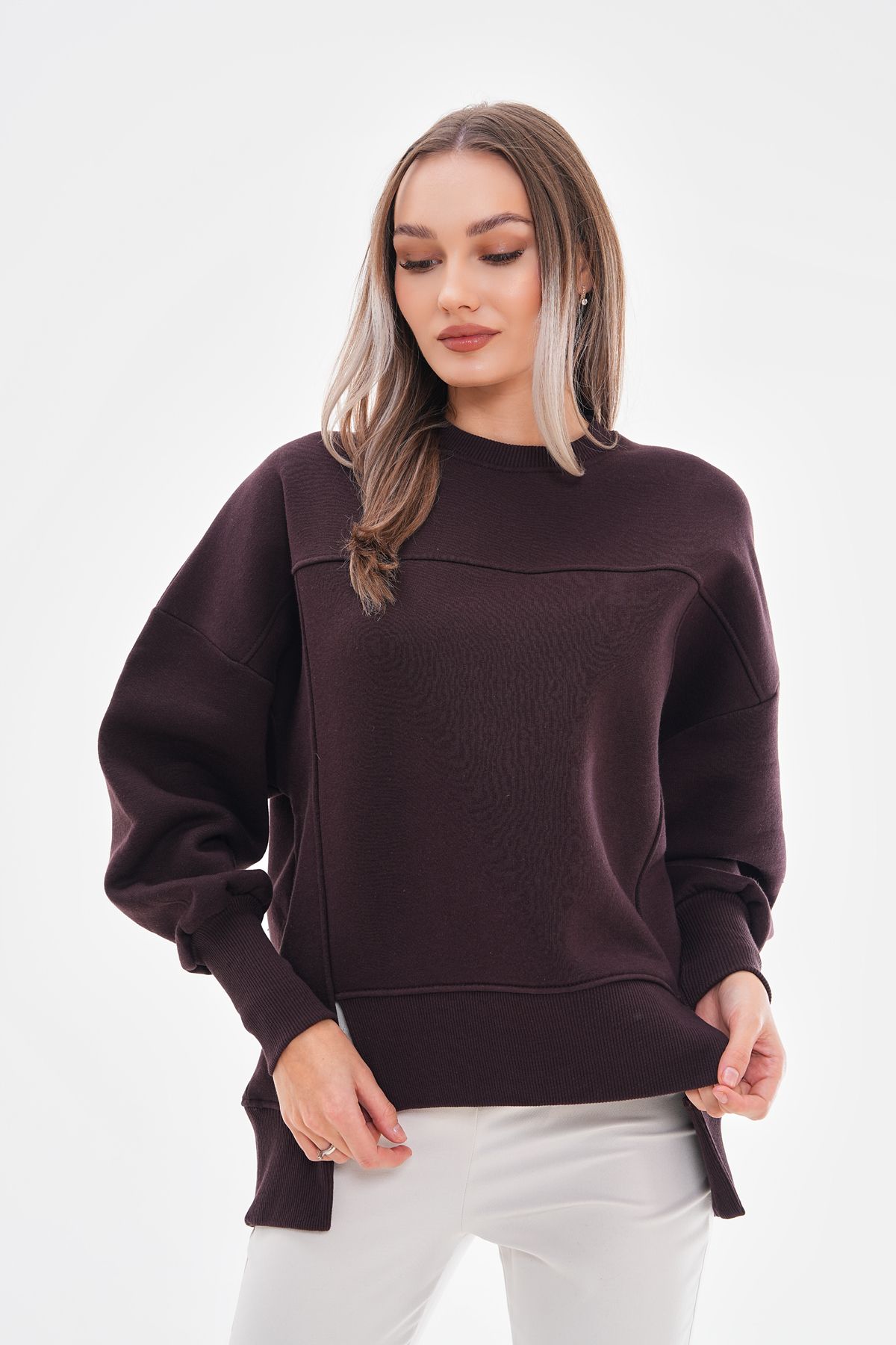 Pulli Collection-Hořká hnědá Suude mikina 5
