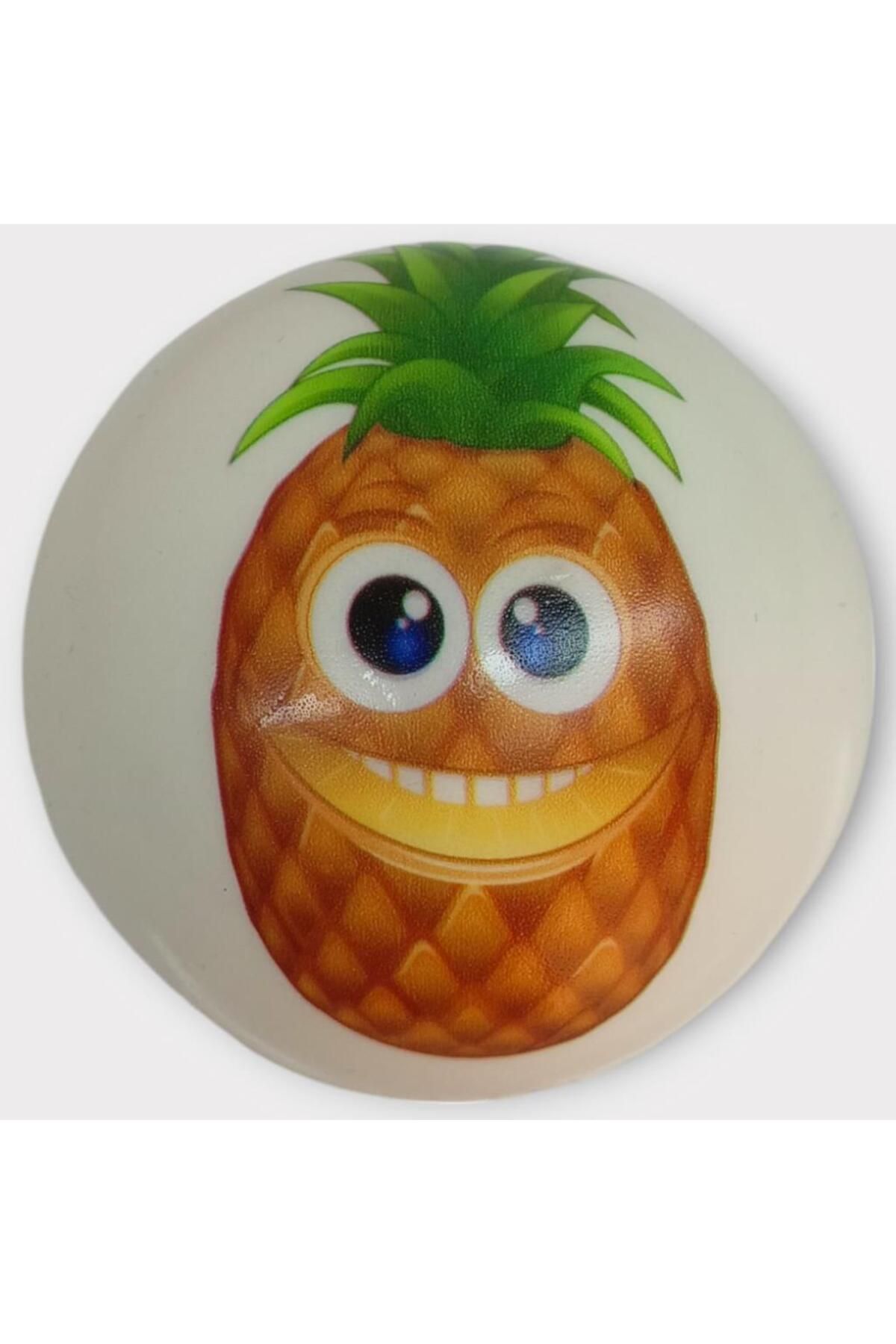 robotrend Meyve Desenli Top Stres Topu Sünger Top 10 cm - Ananas