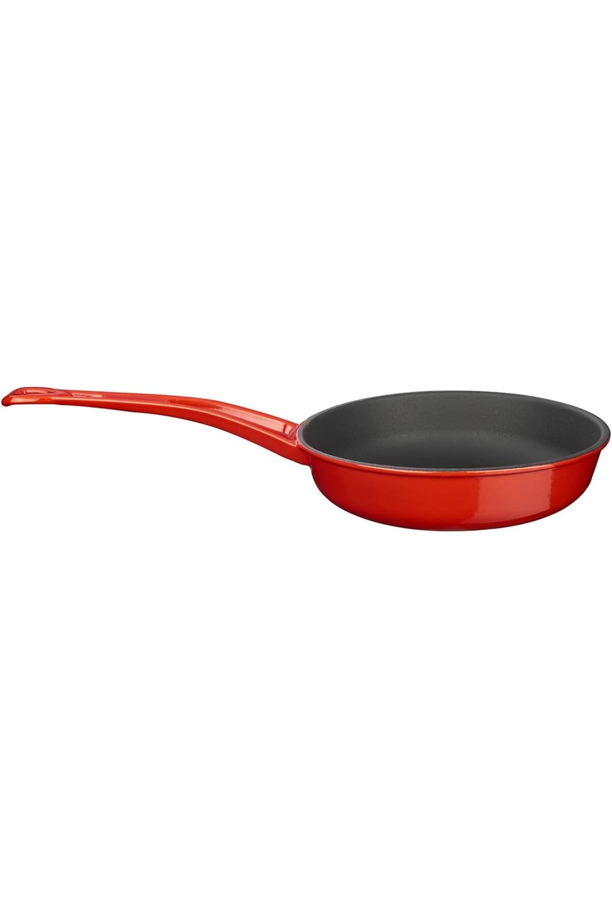 STOREMAX lbstorex Metal Döküm Kızartma Tavası, Metal Saplı, 24 cm, Kırmızı Newdsng 1116818