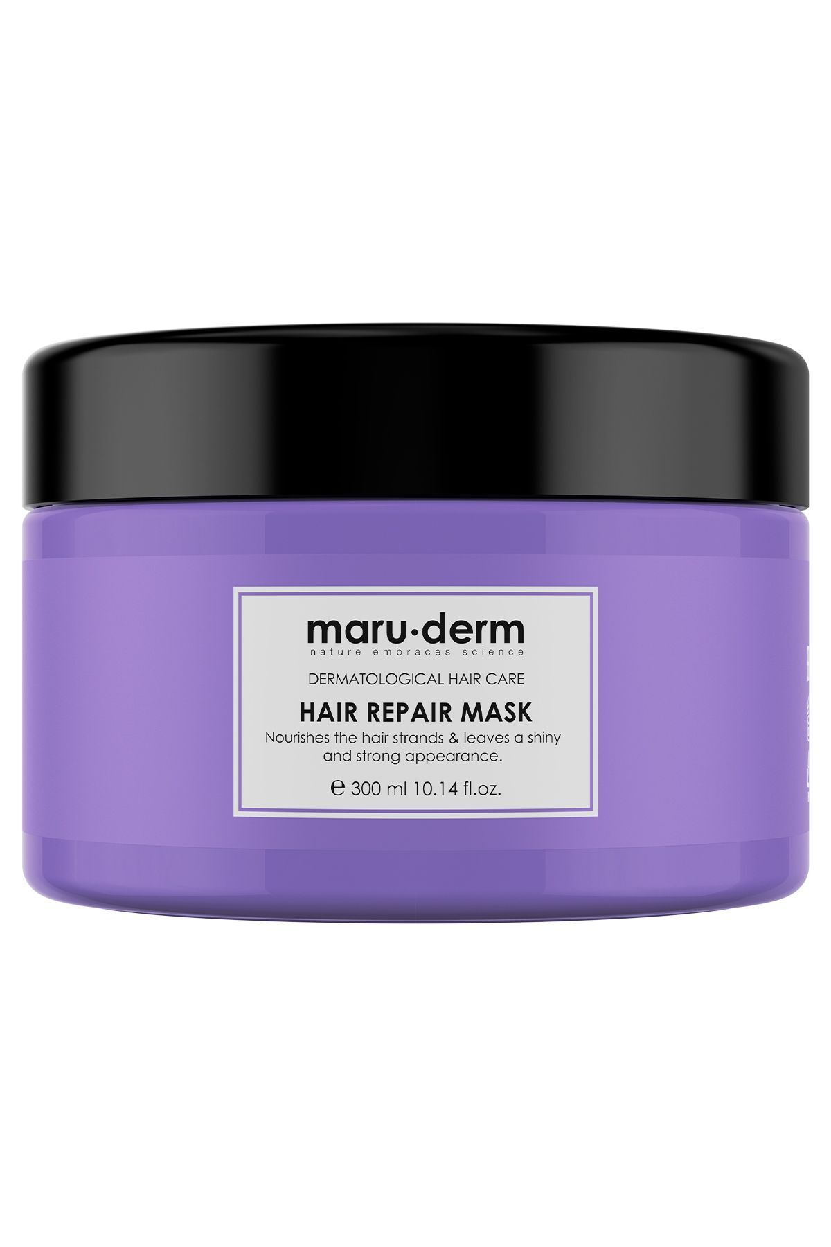 Maru.Derm Saç Maskesi | Saç Onarıcı Saç Maskesii 300 ml | Yıpranmış Zayıf Saçlar | Vegan