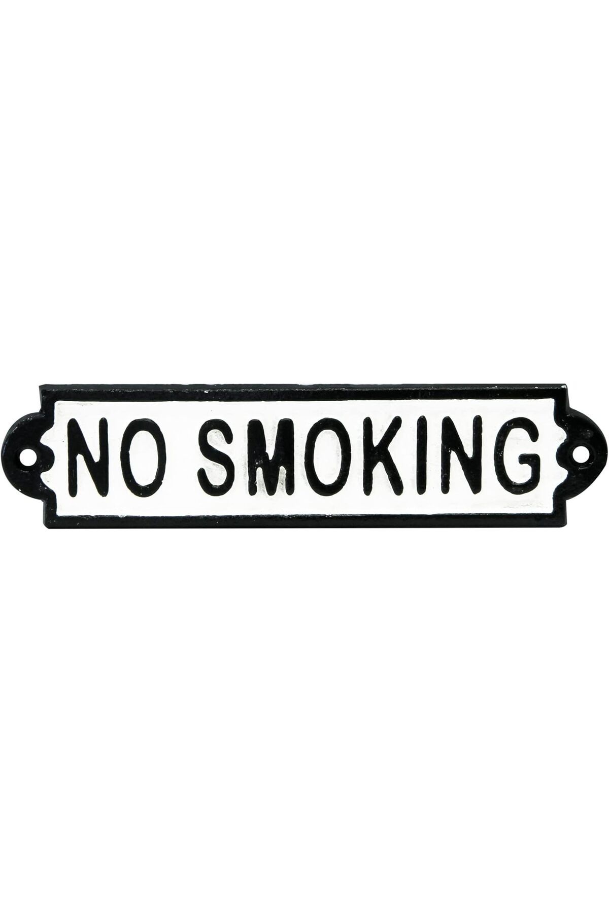 STOREMAX mrttnca Kraft 83515 'NO SMOKING' Cast Iron Sign, Black/White trndymrt 1087243