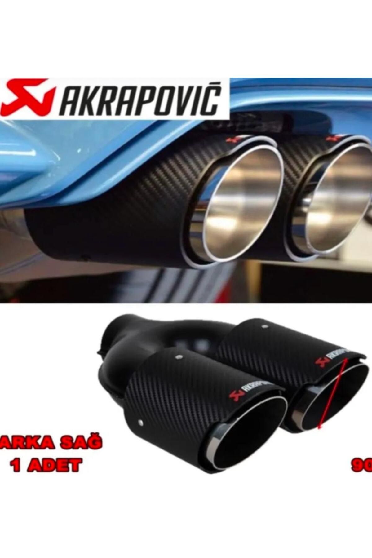 Akrapovic AKRAPOVİC 76 SAĞ İÇİ KROM EGZOZ UCU ÇİFTLİ