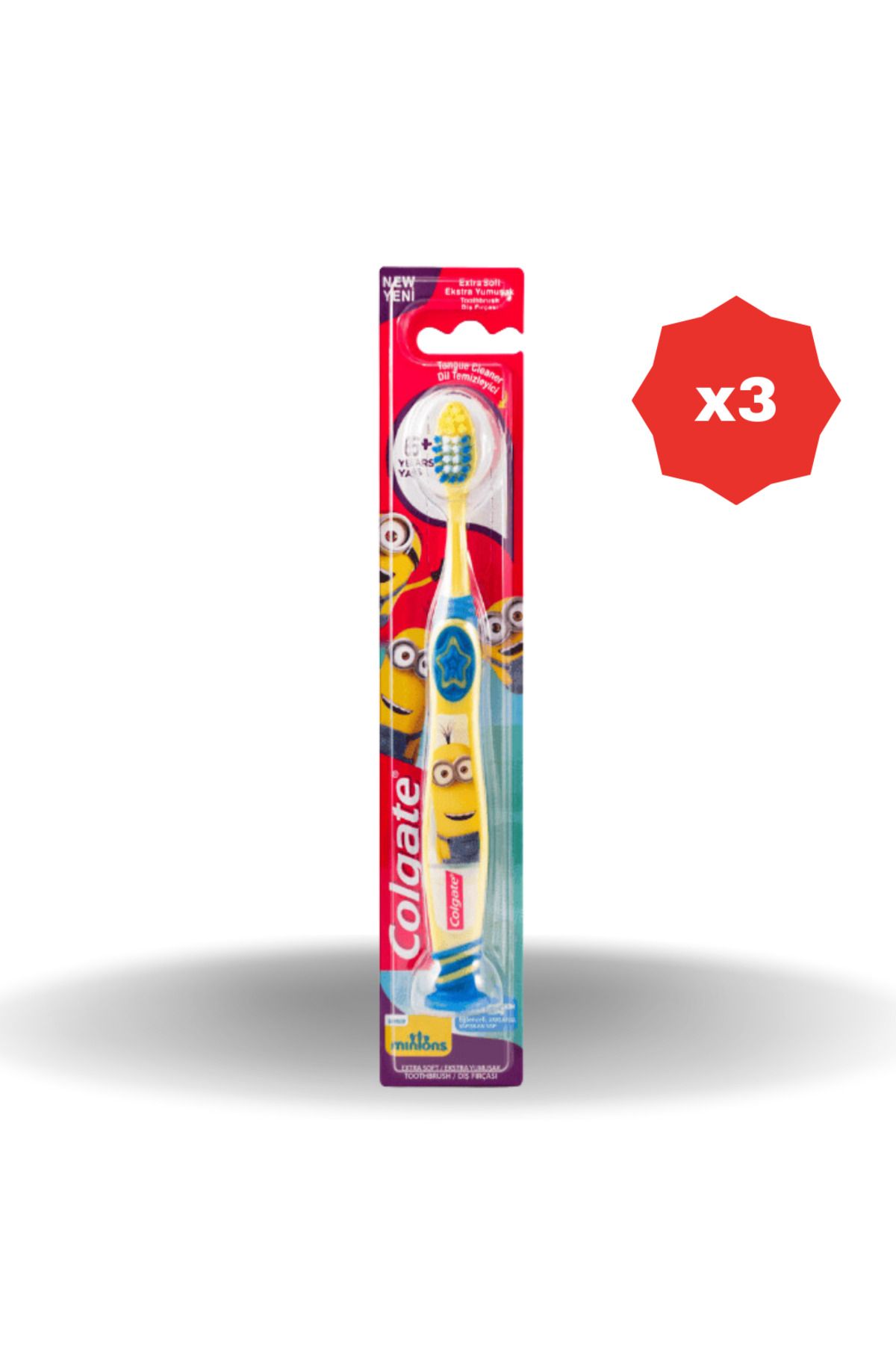 Colgate DİŞ FIRÇASI EXTRA SOFT MİNİONS 6+YAŞ- (3 ADET)