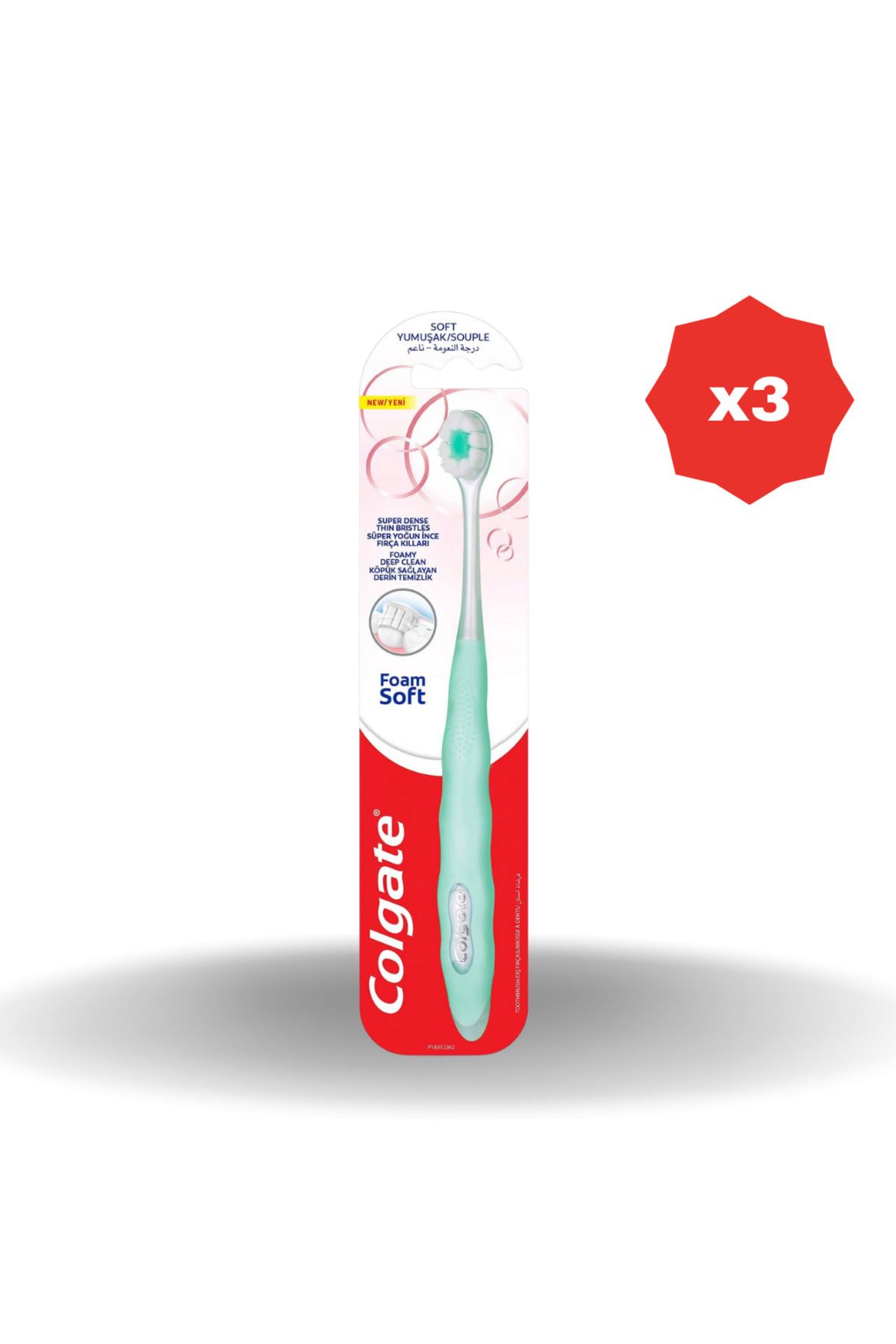 Colgate FOAM SOFT DİŞ FIRÇASI - (3 ADET)