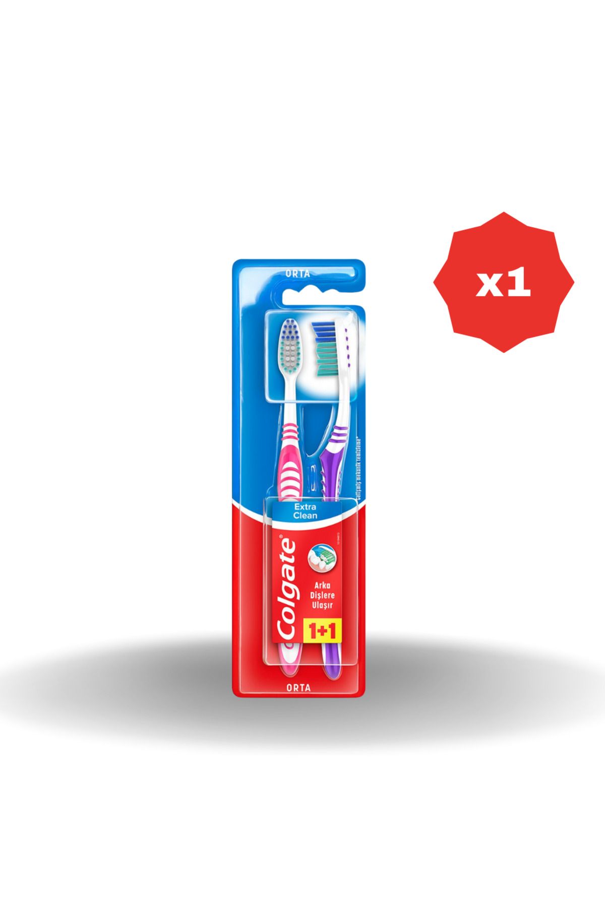 Colgate 1+1 EXTRA CLEAN DİŞ FIRÇASI - (1 ADET)