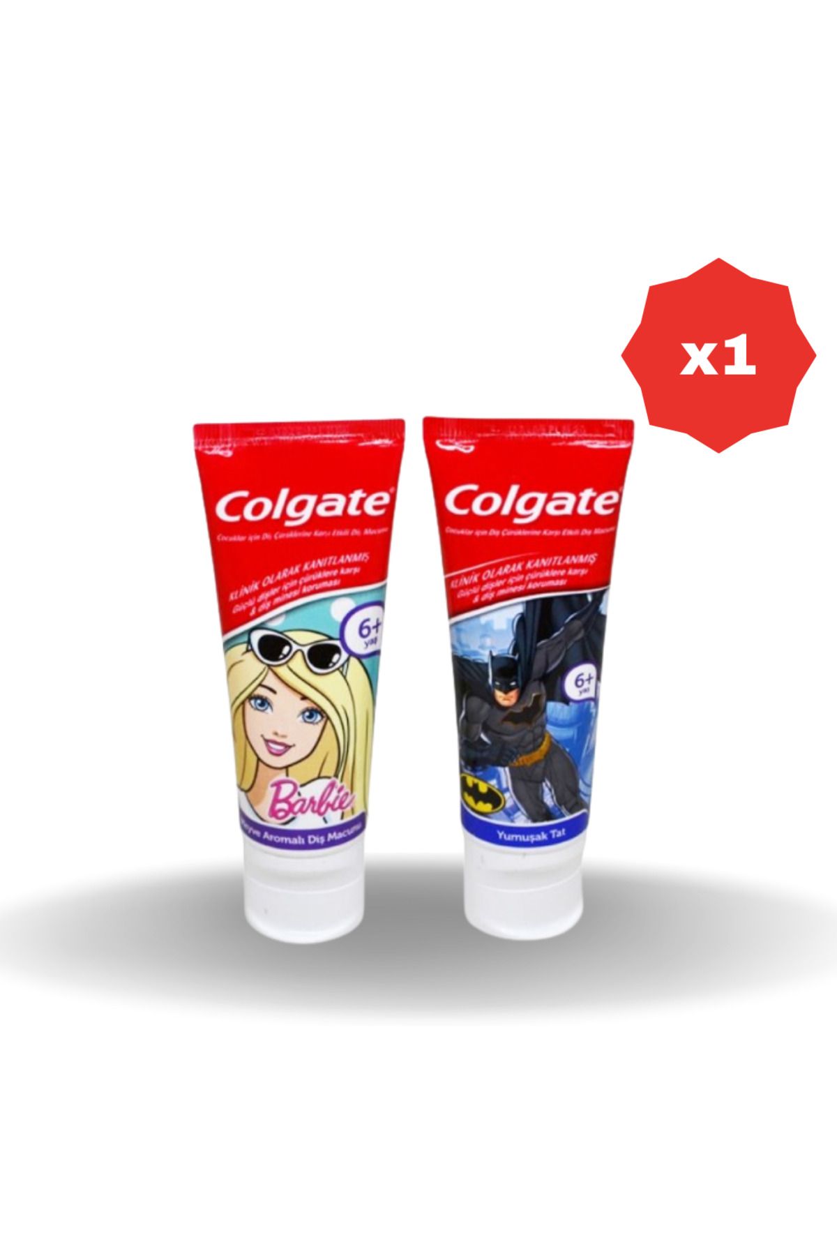 Colgate ÇOCUKLAR İÇİN BARBİBE VEYA SPİDER DİŞ MACUNU 75 ML - (1 ADET)