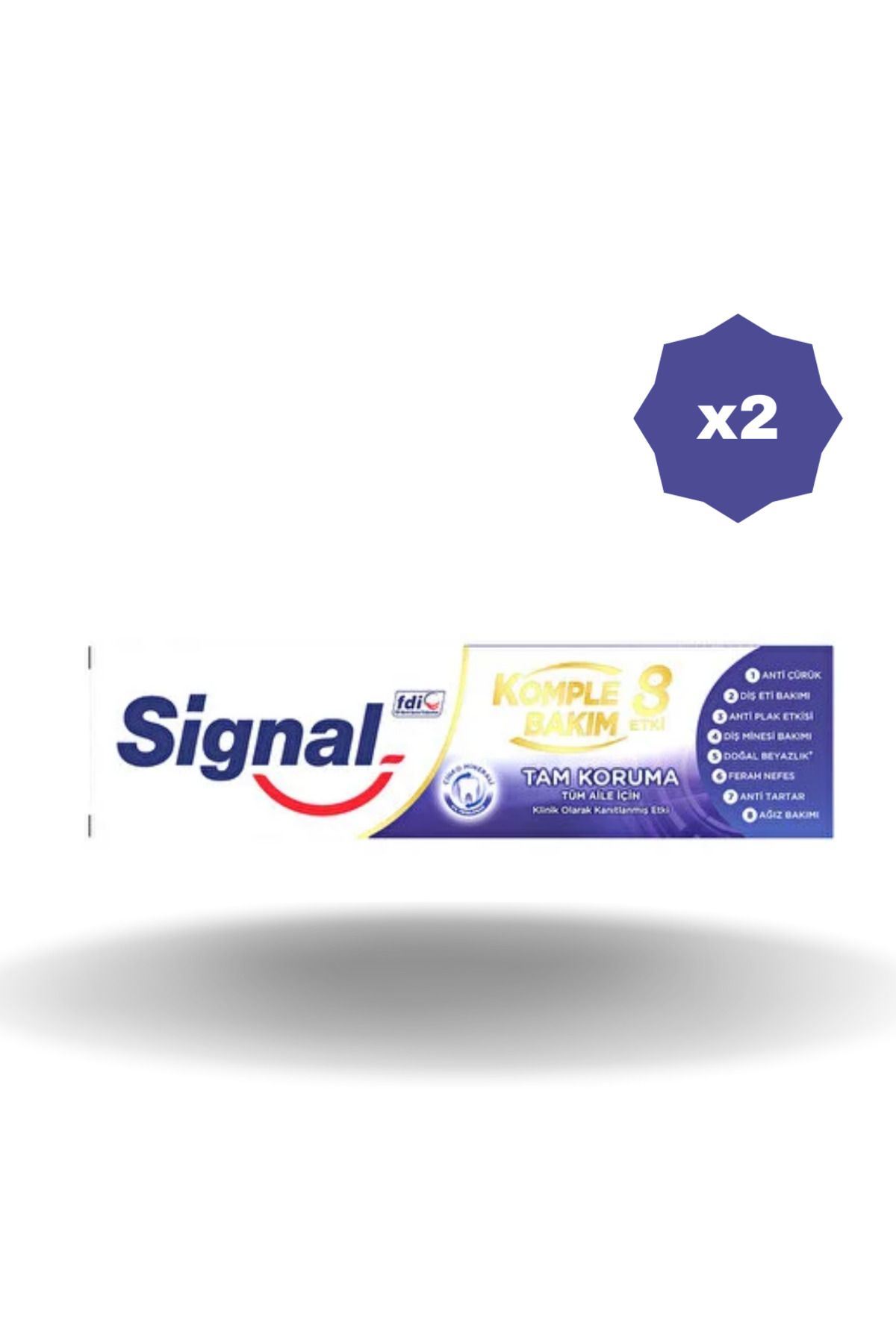 Signal SİGNAL KOMPLE BAKIM 8 ETKİ TAM KORUMA 75 ML - (2 ADET)