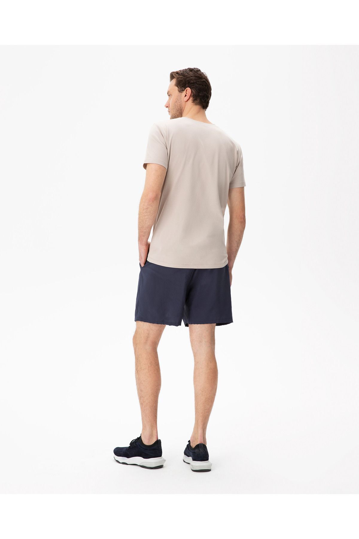 Ayma Active-Ανδρικό σορτς με κορδόνια με τσέπες Navy Blue 6