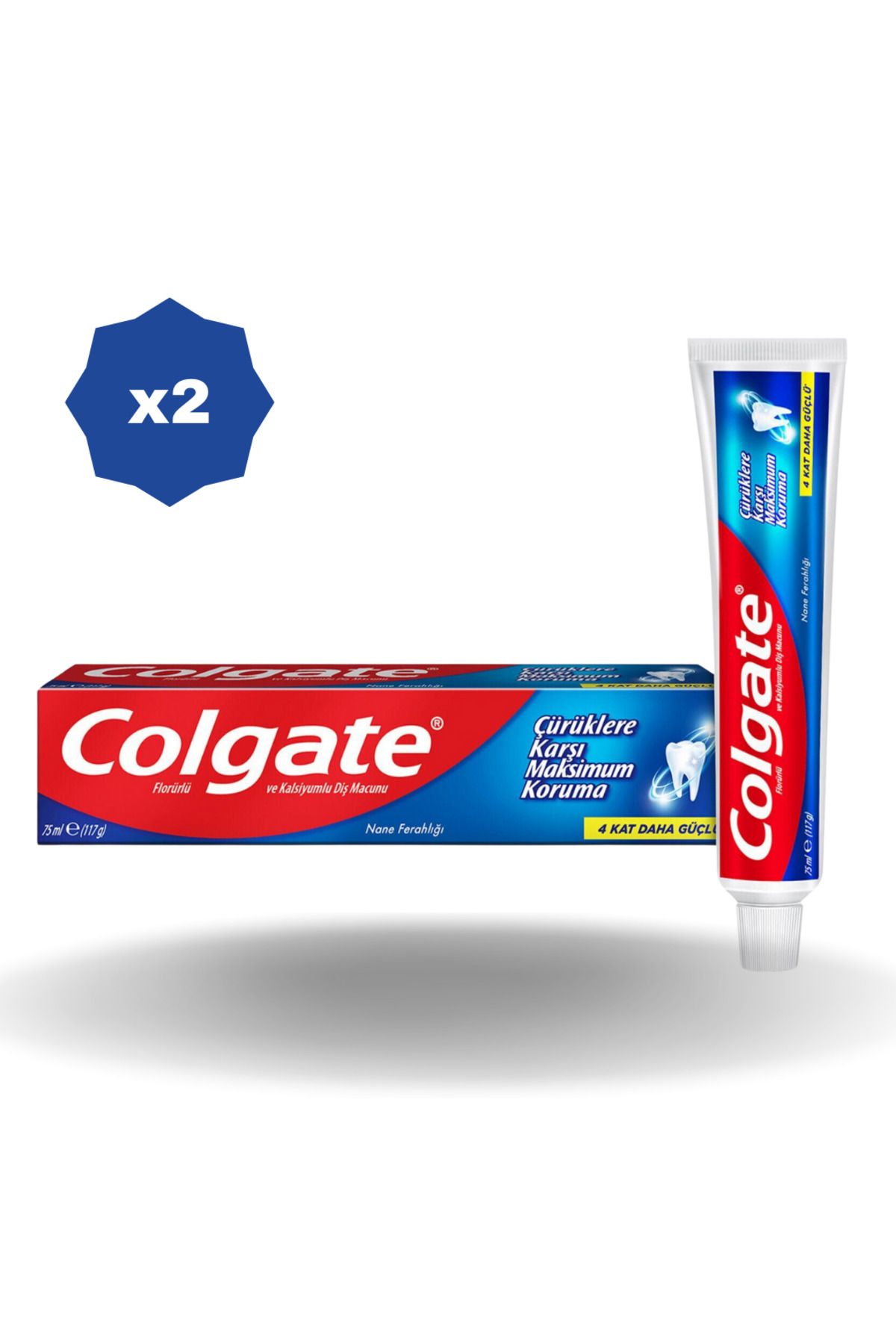 Colgate DİŞ MACUNU ÇÜRÜKLERE KARŞI 75 ML - (2 ADET)