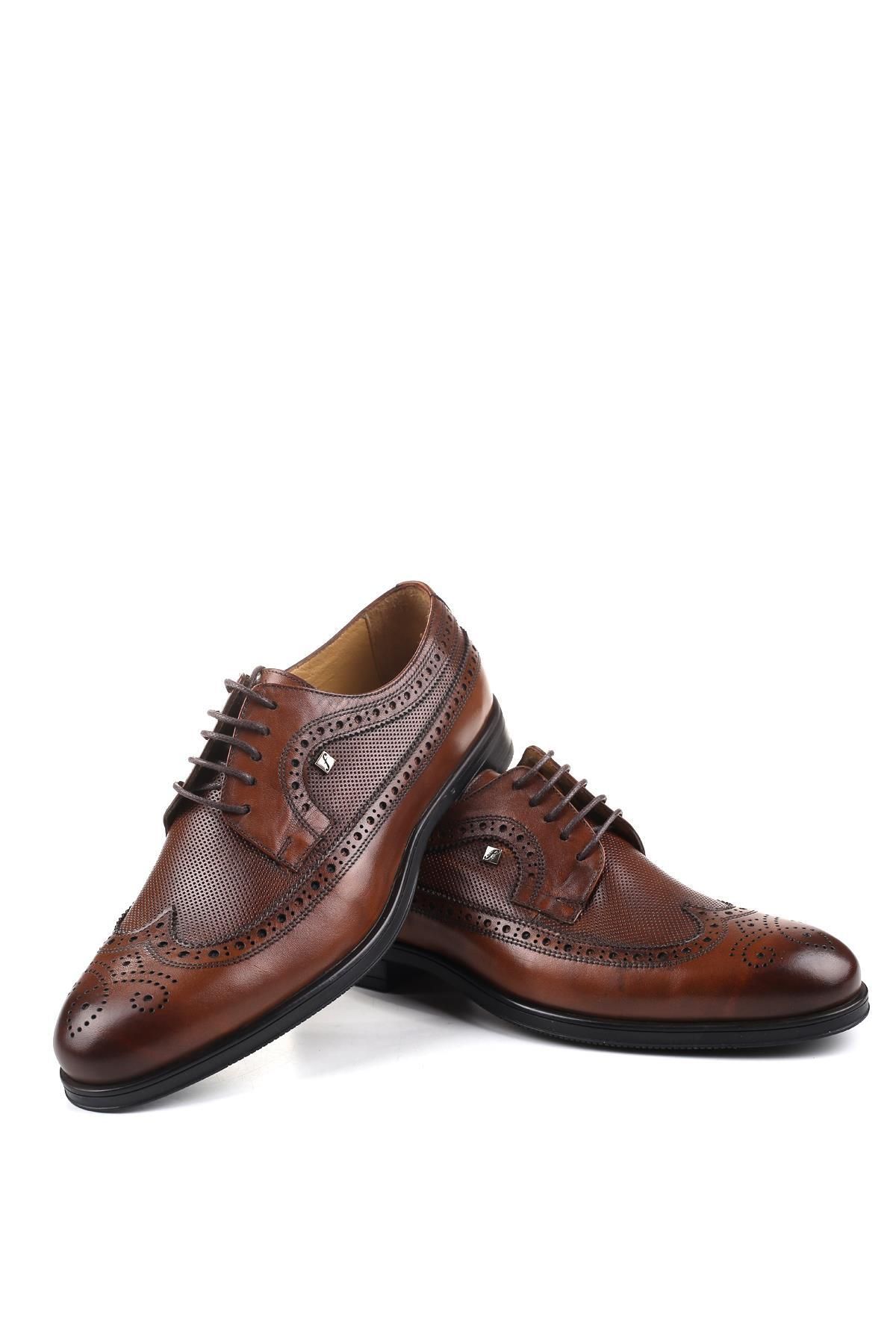 Fosco-2503 Men's classic Genuine Leather Lace-up Shoes 3