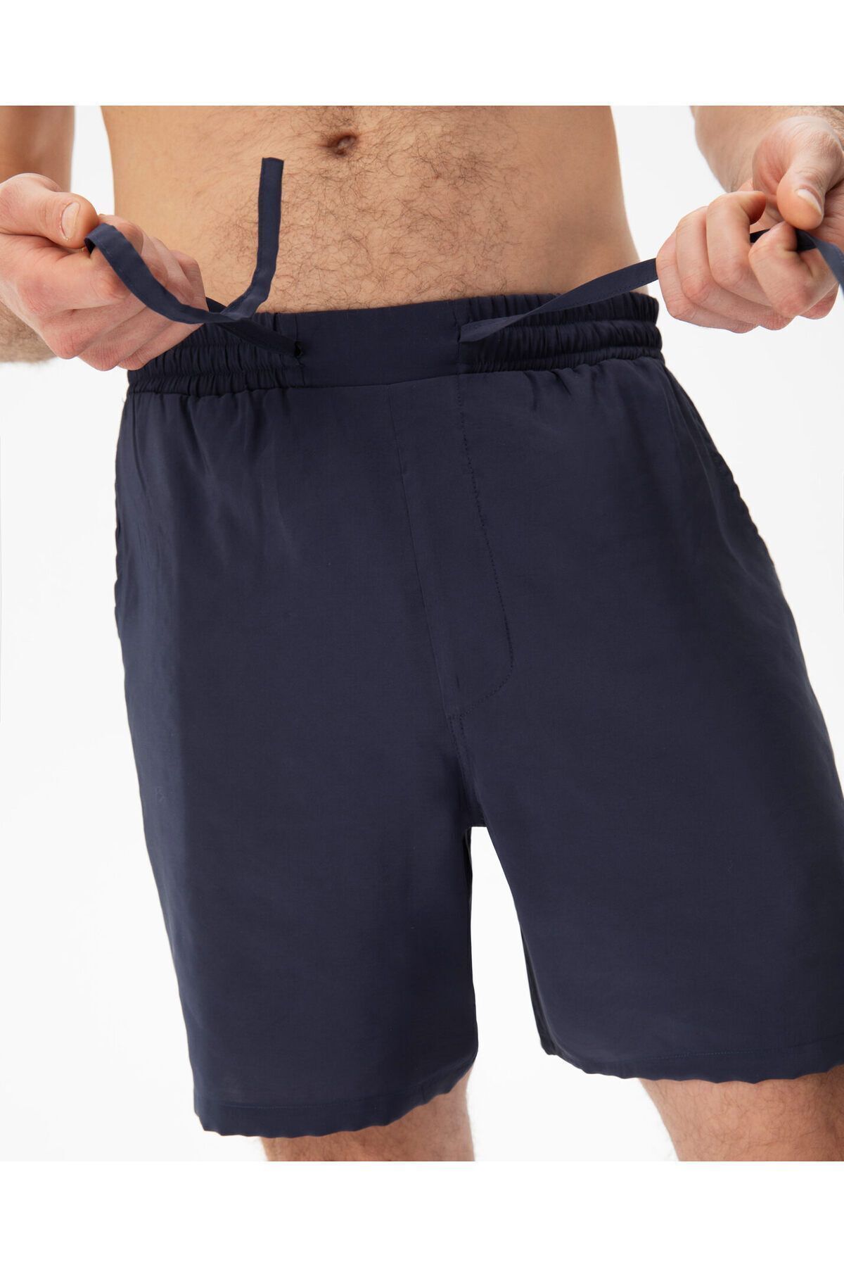 Ayma Active-Ανδρικό σορτς με κορδόνια με τσέπες Navy Blue 4
