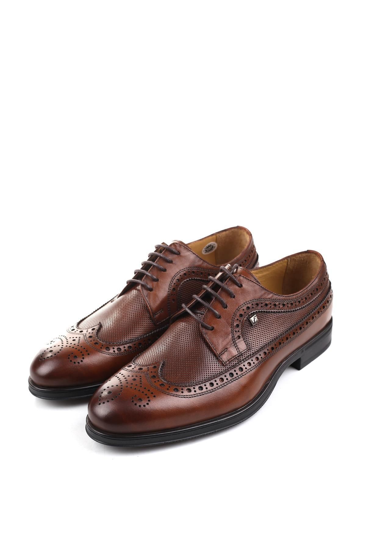 Fosco-2503 Men's classic Genuine Leather Lace-up Shoes 2