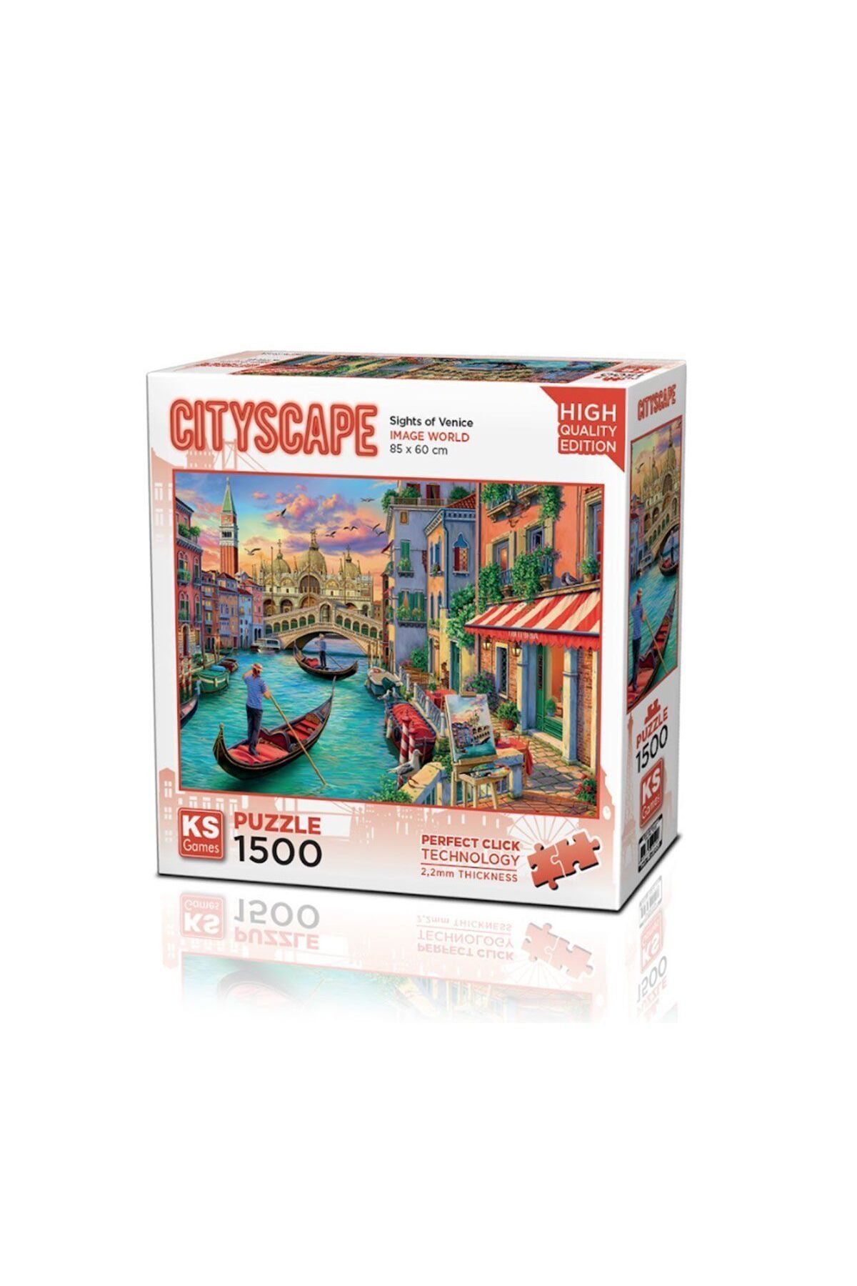 Ks Puzzle 22029 Sights Of Venice 1500 Parça Puzzle -KS Puzzle