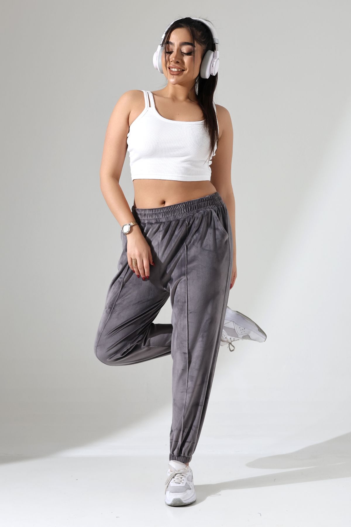 Zula Moda Pantaloni De Trening Marime Mare Femeie - XL