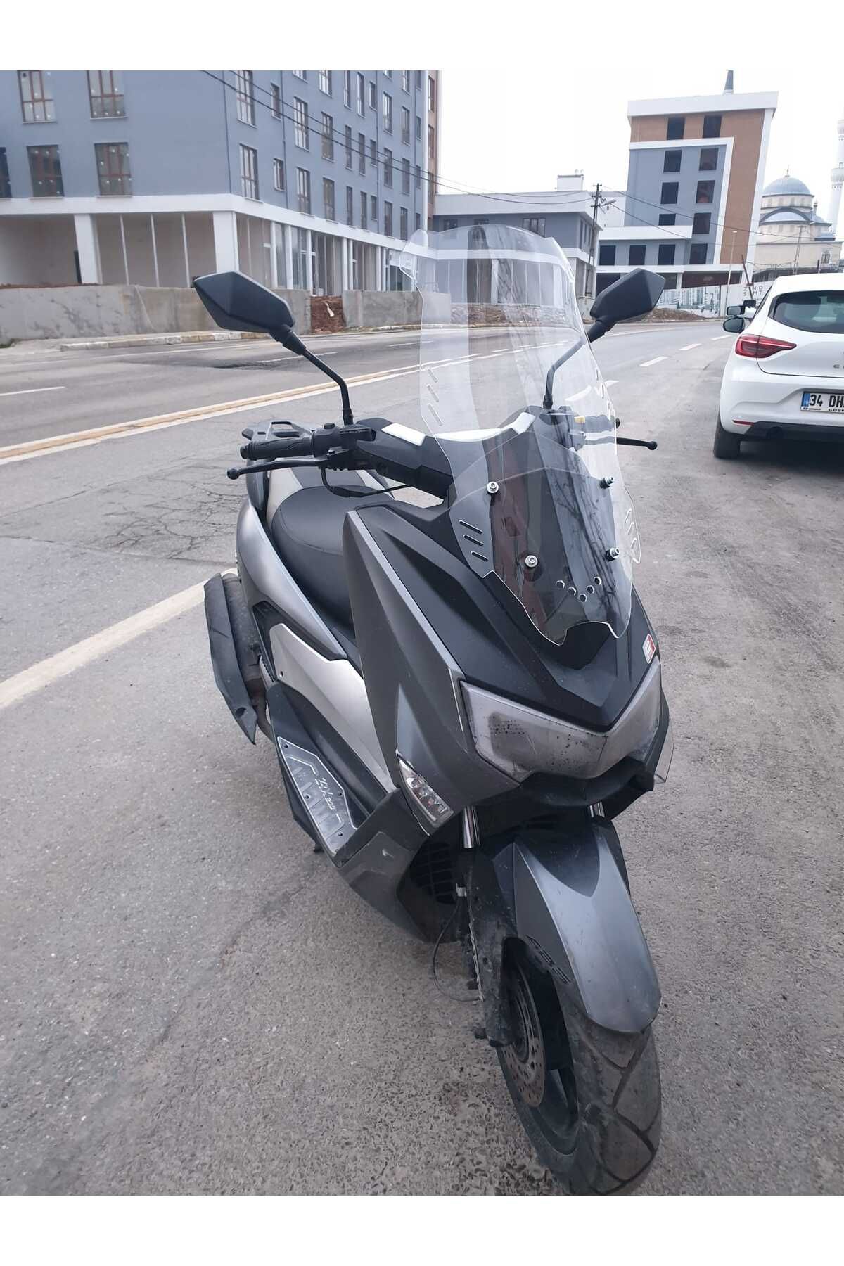 Arora ZRX 200 Siperlik Ön Cam 2022 Model 75cm Şeffaf Renkli 4mm UZUN CAM