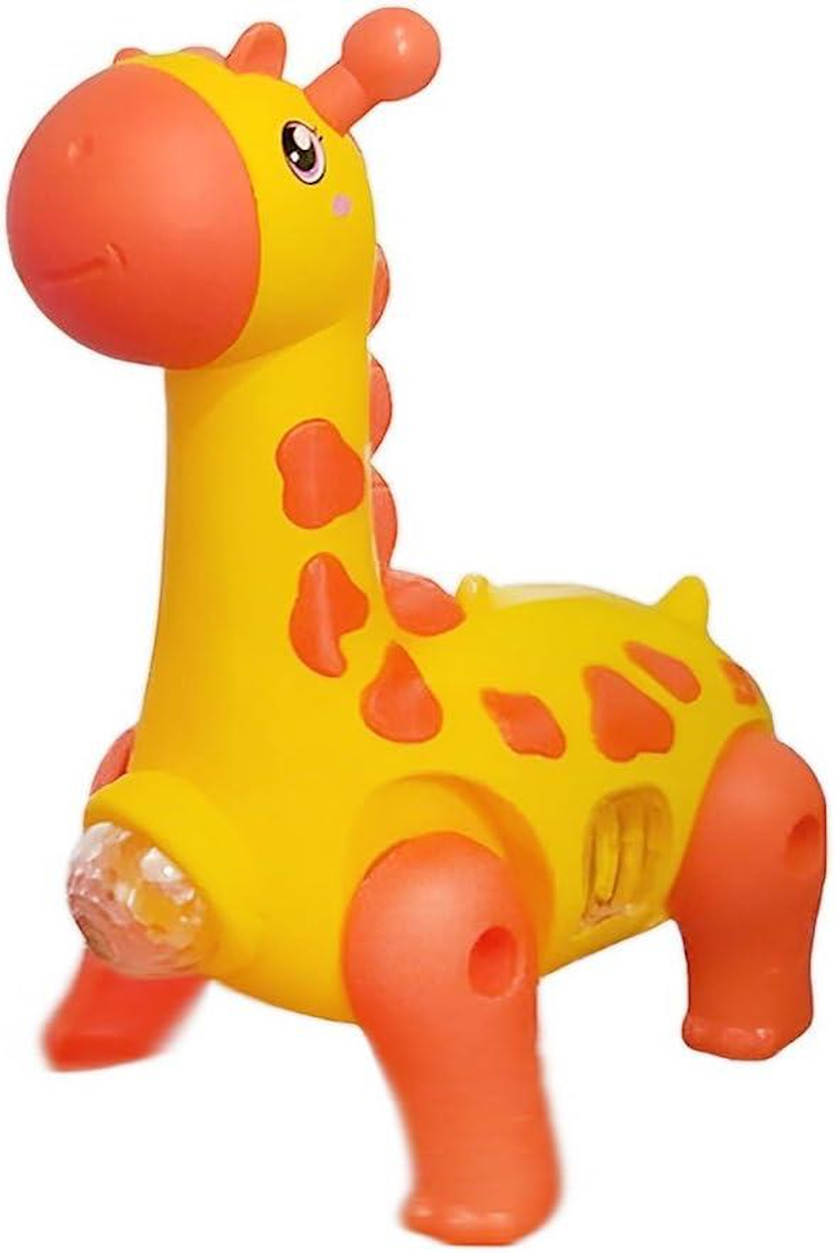 Hyd Sesli Işıklı Sevimli Zürafa Emekleme Ve Yürüme Arkadaşı Yürüyen Pilli Oyuncak 17 Cm fotoğrafı 4 (önizleme)