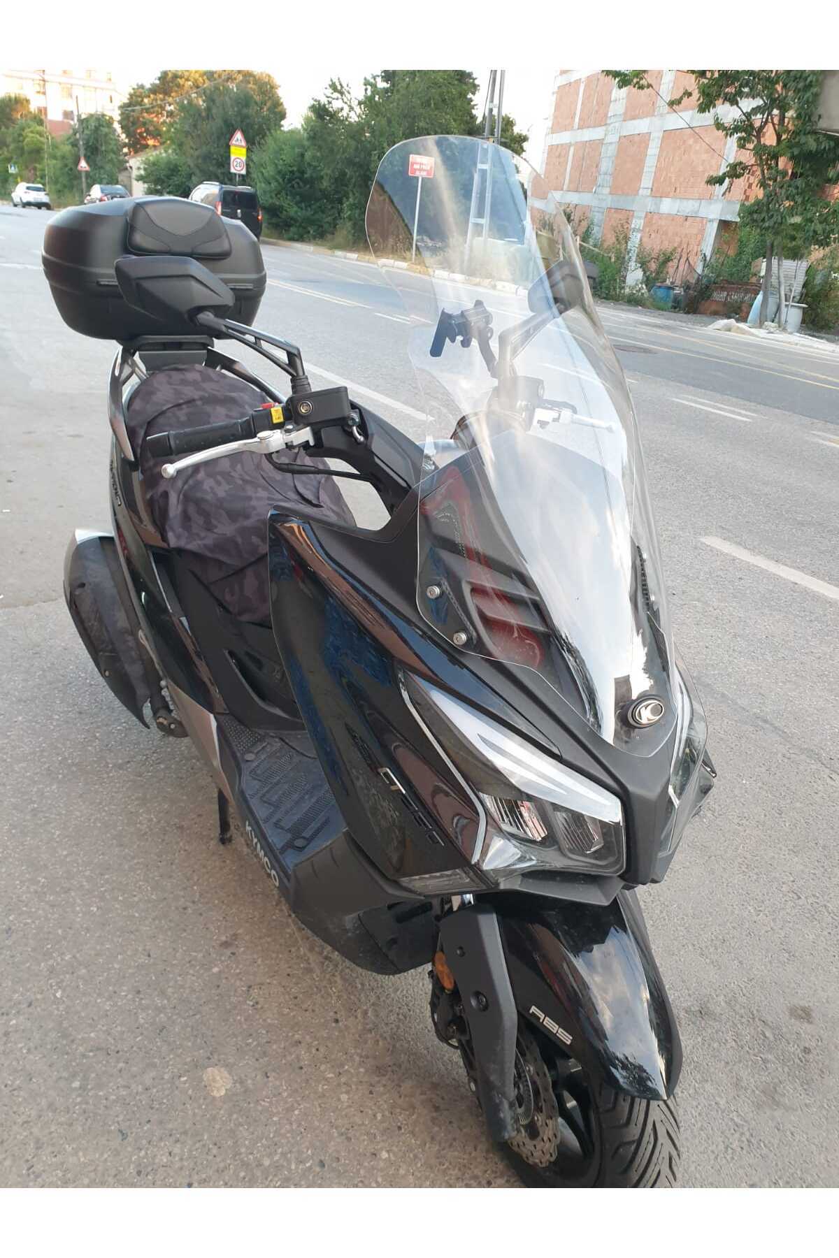 Kymco Xtown 250 İ Siperlik Ön Cam 2020 2025 Model 83cm Şeffaf Renkli 4mm UZUN CAM