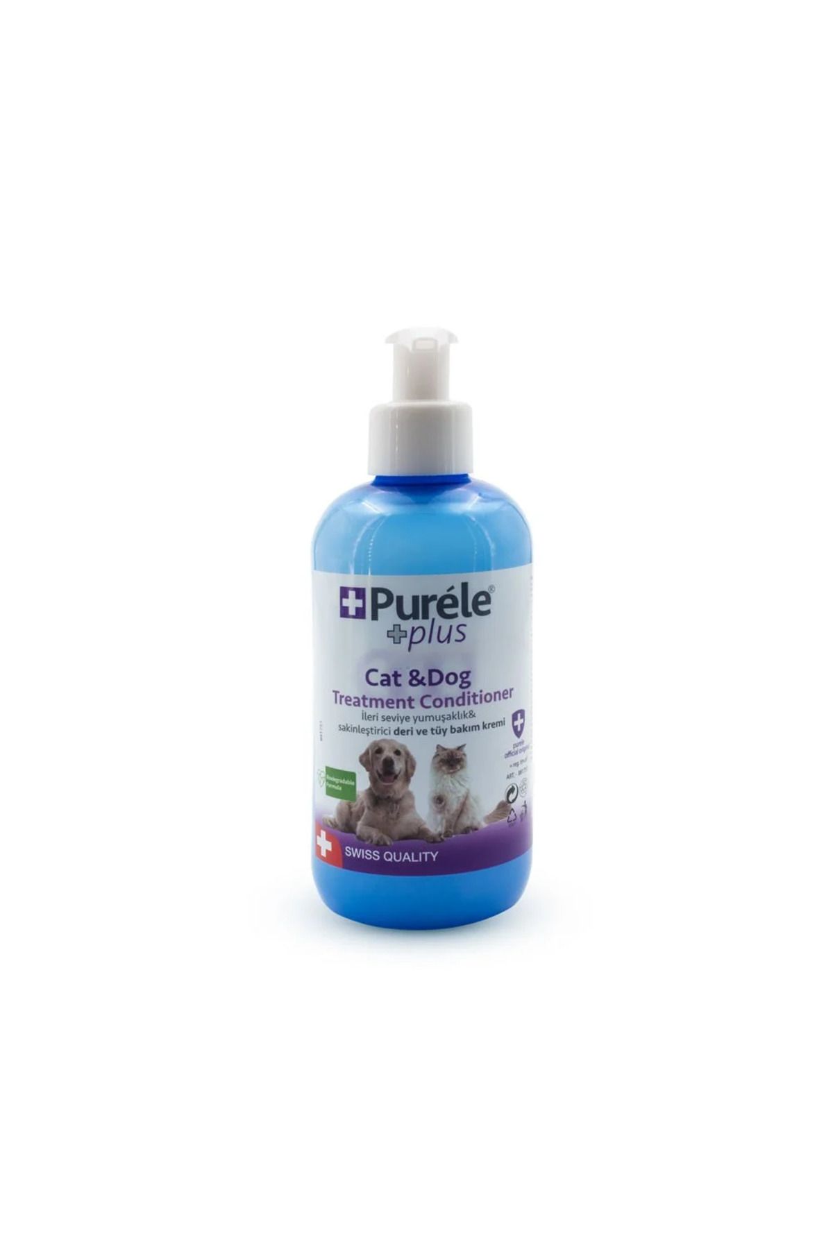 Purele PETLOVEBUTİK Conditioner Kedi Köpek Tüy Bakım Kremi ileri seviye yumuşaklık sağlar