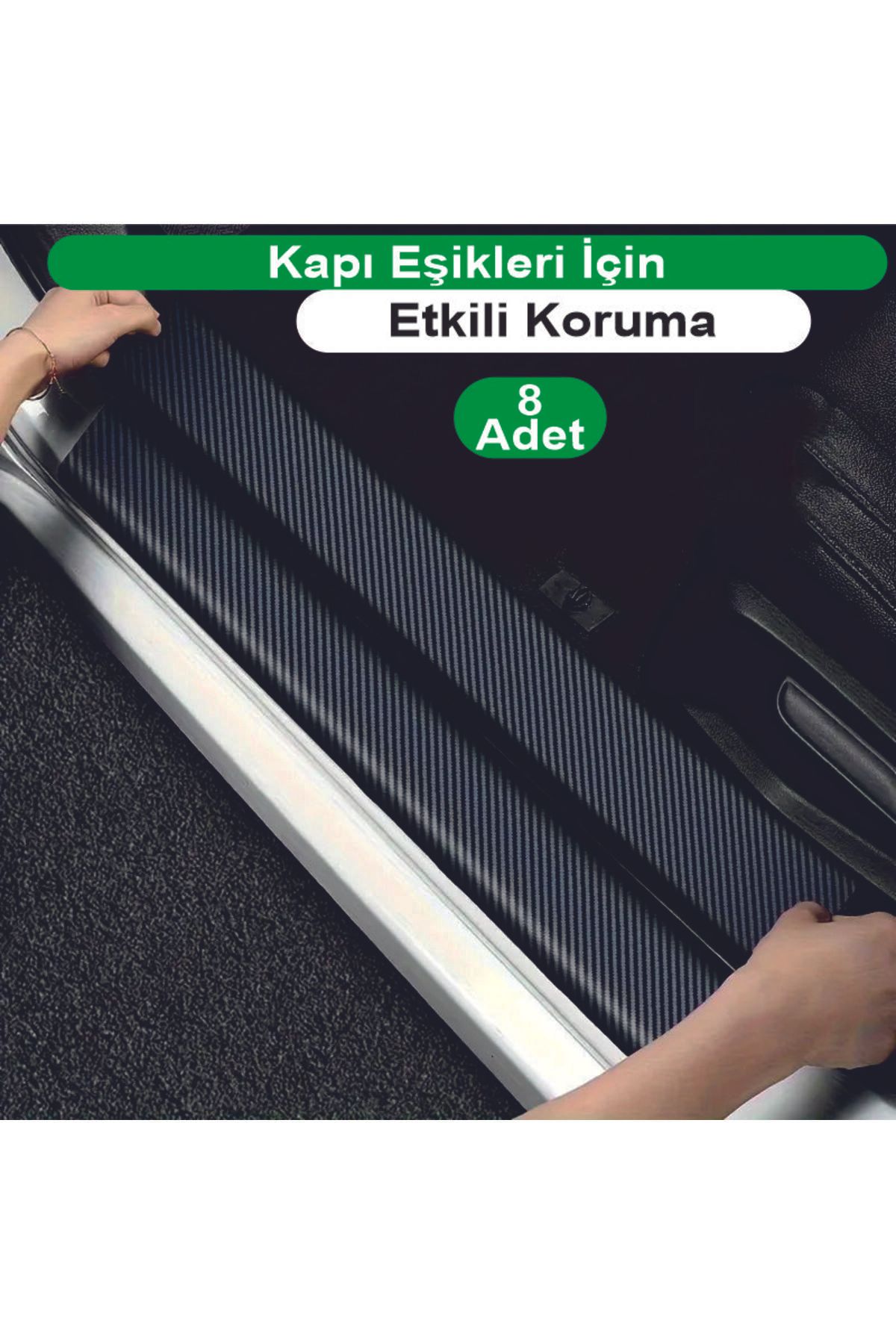 Parker Otomotiv Araç Kapı Eşiği Her Araca Uyumlu Ön Arka 8 adet Uyumlu