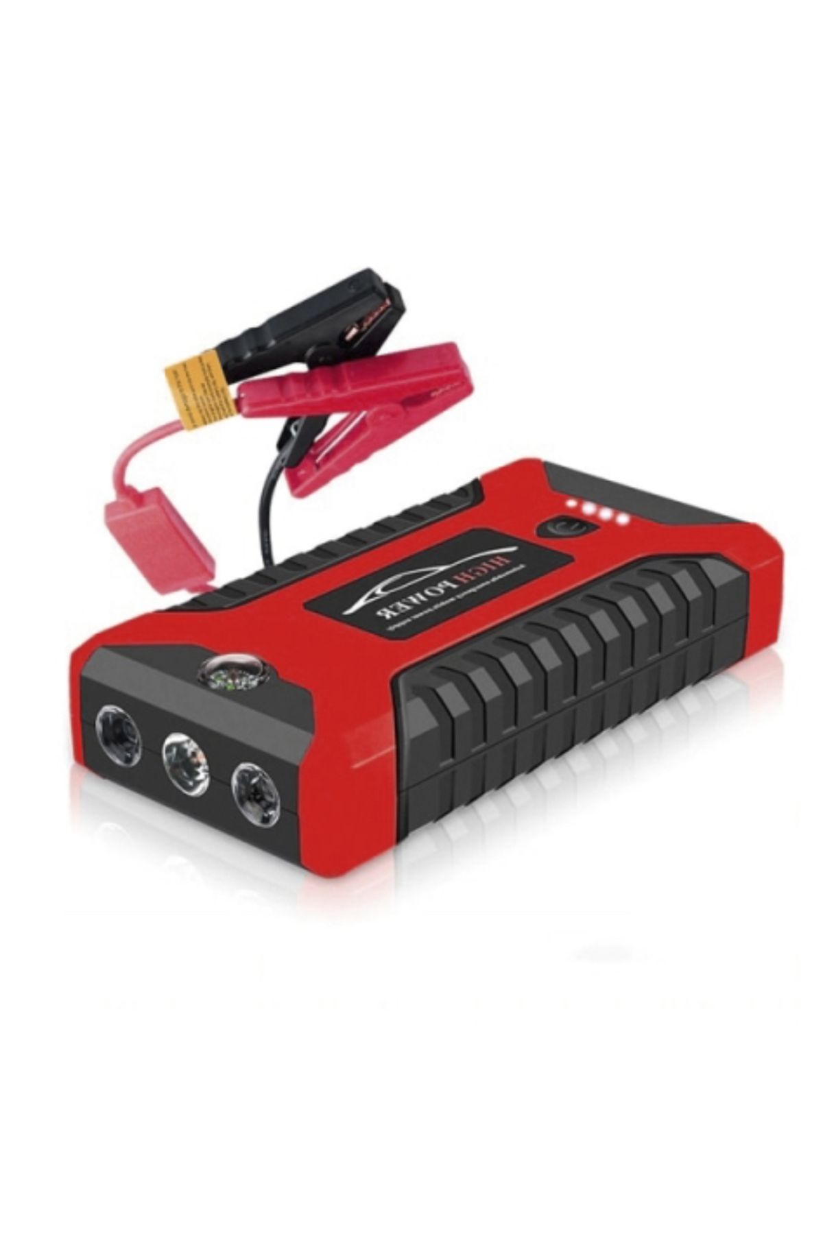 HIGH POWER Akü Takviye Powerbank 20.000 mah.Jump Starter Fener Pusula 4 Usb Out Uyumlu