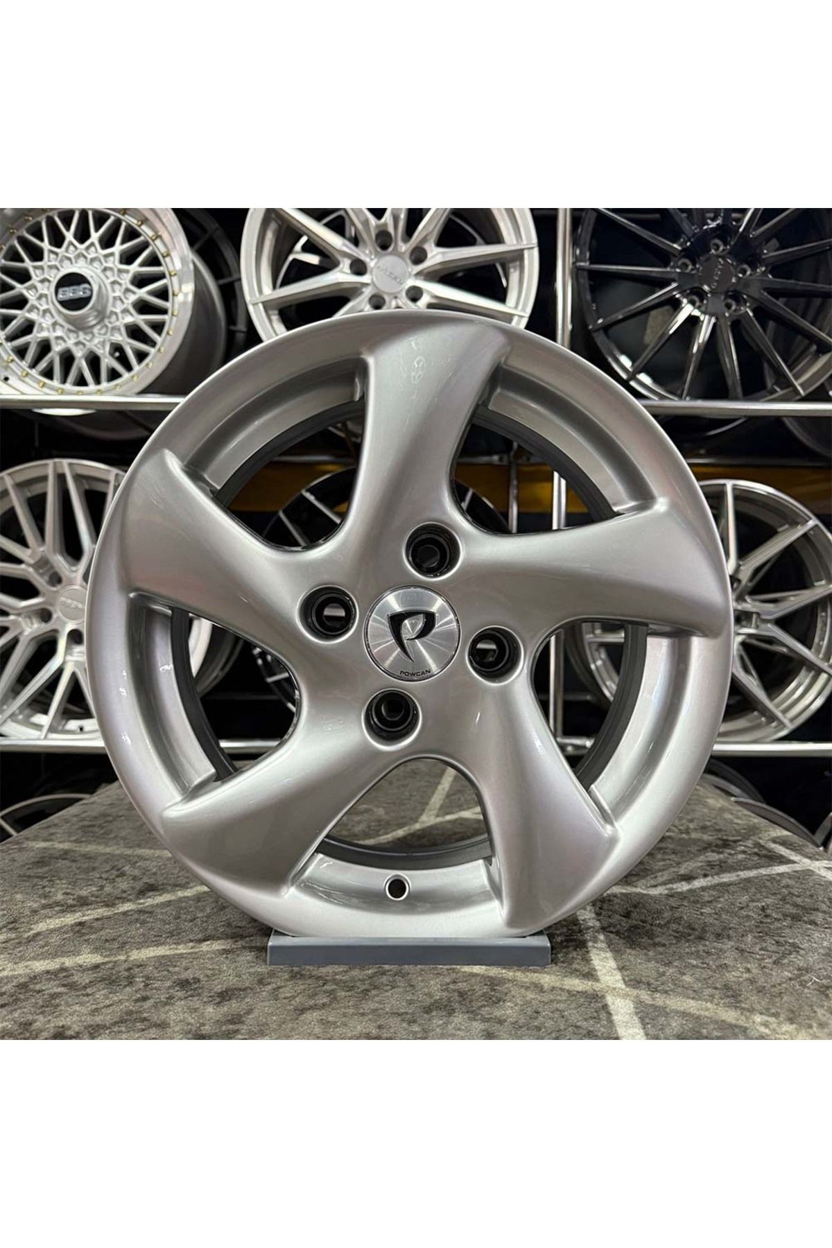 powcan 14 inç 4x108 PEUGEOT RC Uyumlu Gümüş Jant Modeli Peugeot (4 ADET)