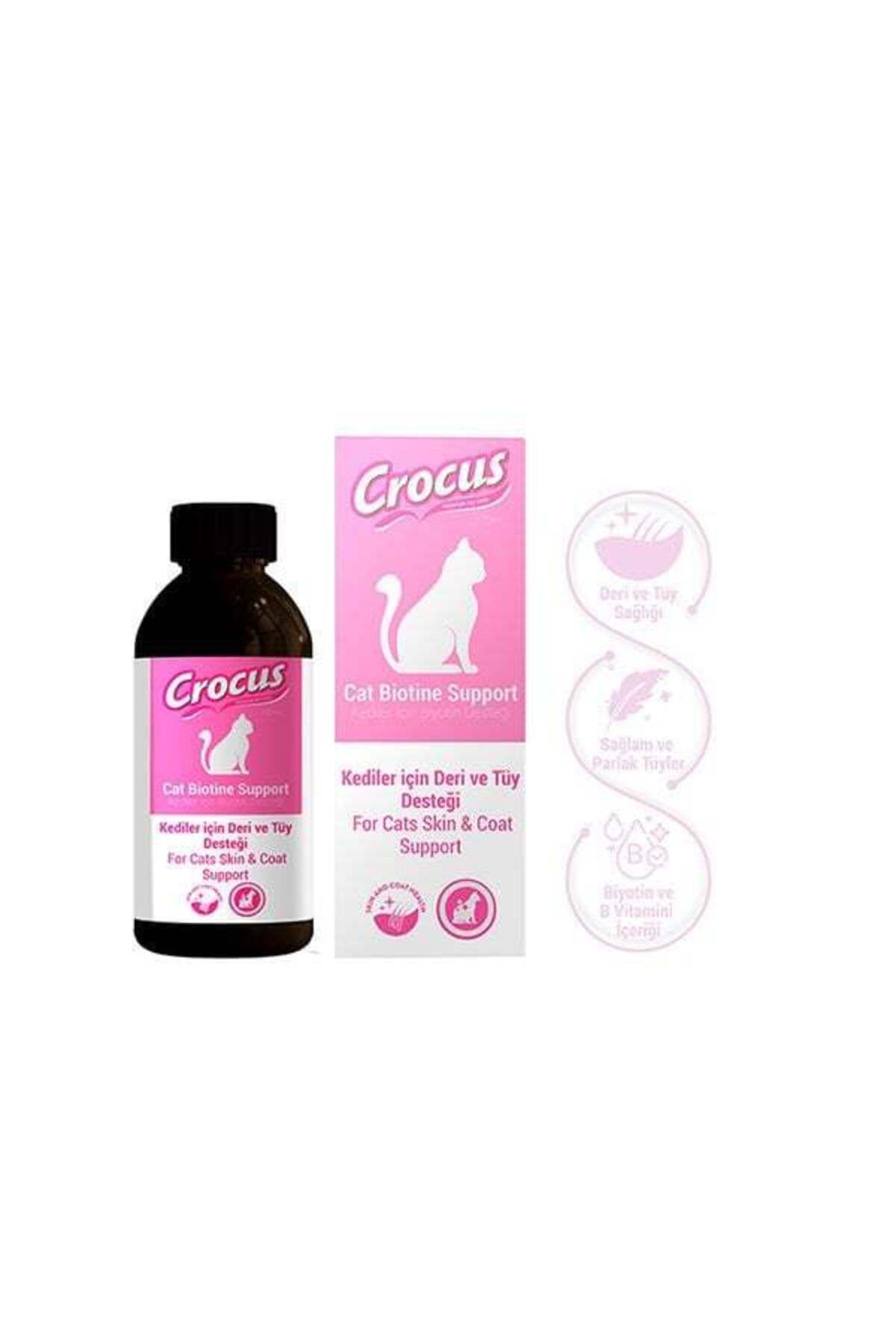 Crocus Kedi Deri ve Tüy Sağlığı Destekleyici Damla 100 Ml