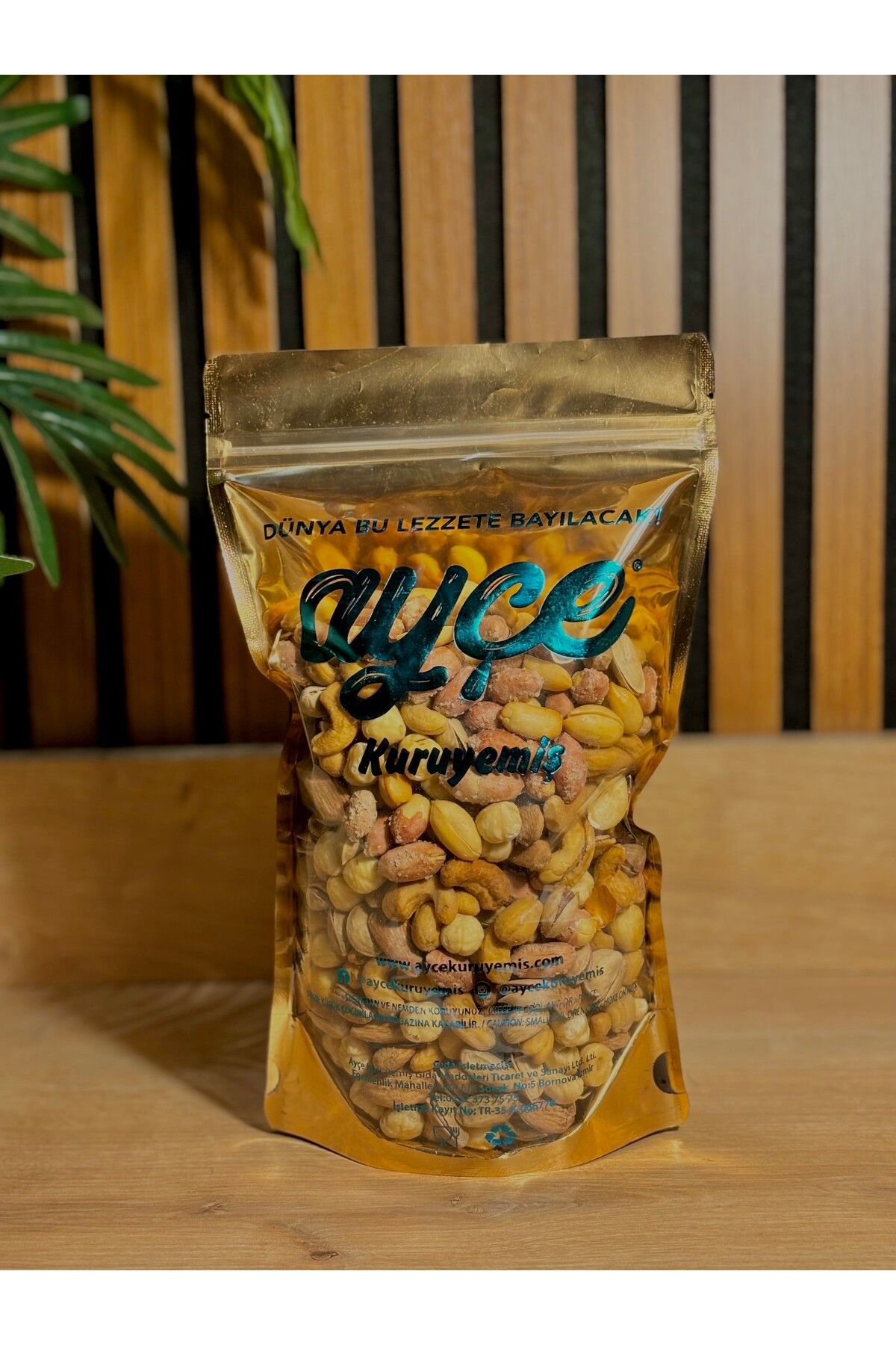 AYCE LÜKS KARIŞIK KURUYEMİŞ 500GR (antep fıstığı, fındık, kaju, badem, yer fıstığı)