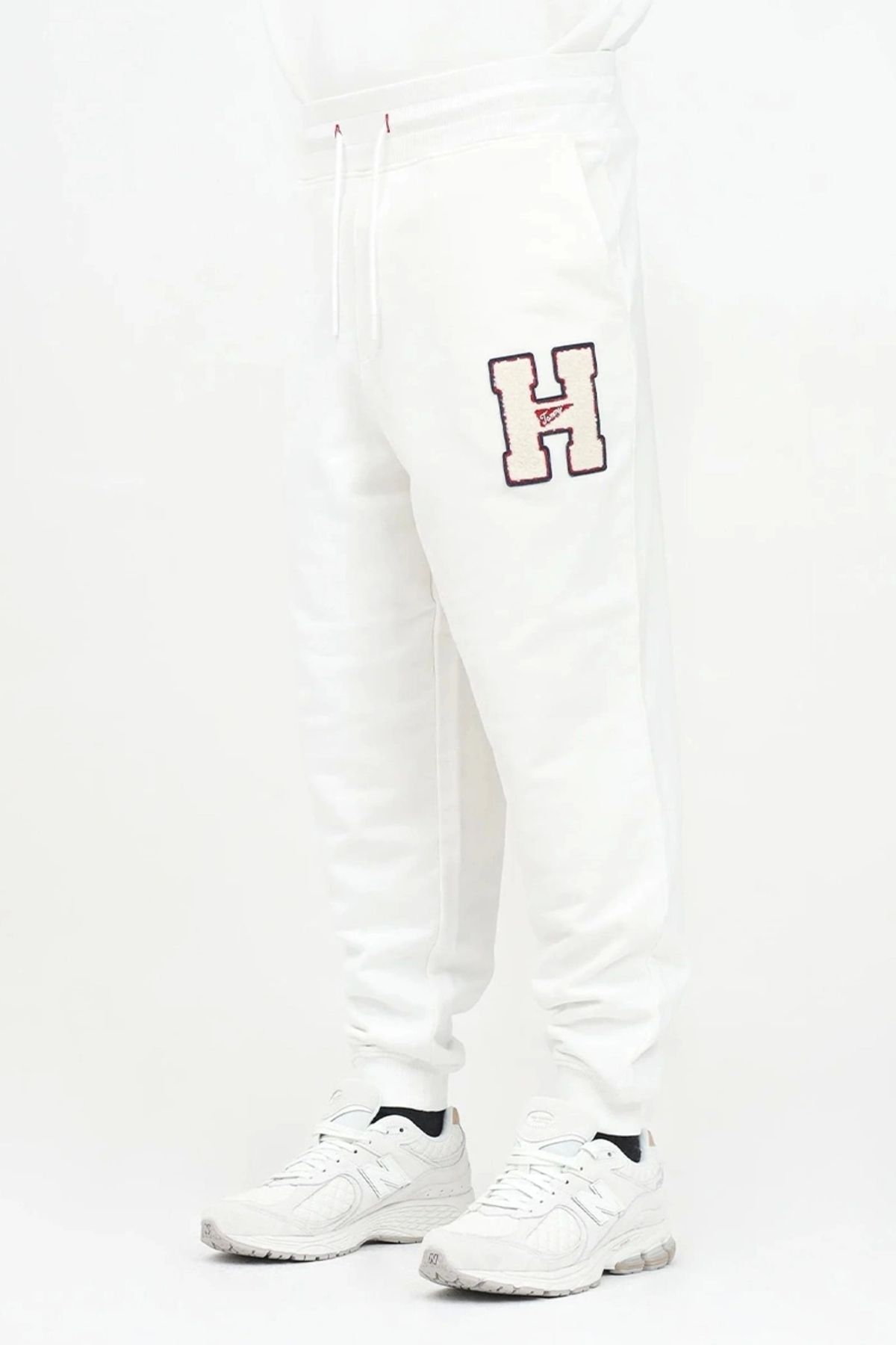 شلوار ورزشی نخی سفید مردانه Tommy Hilfiger