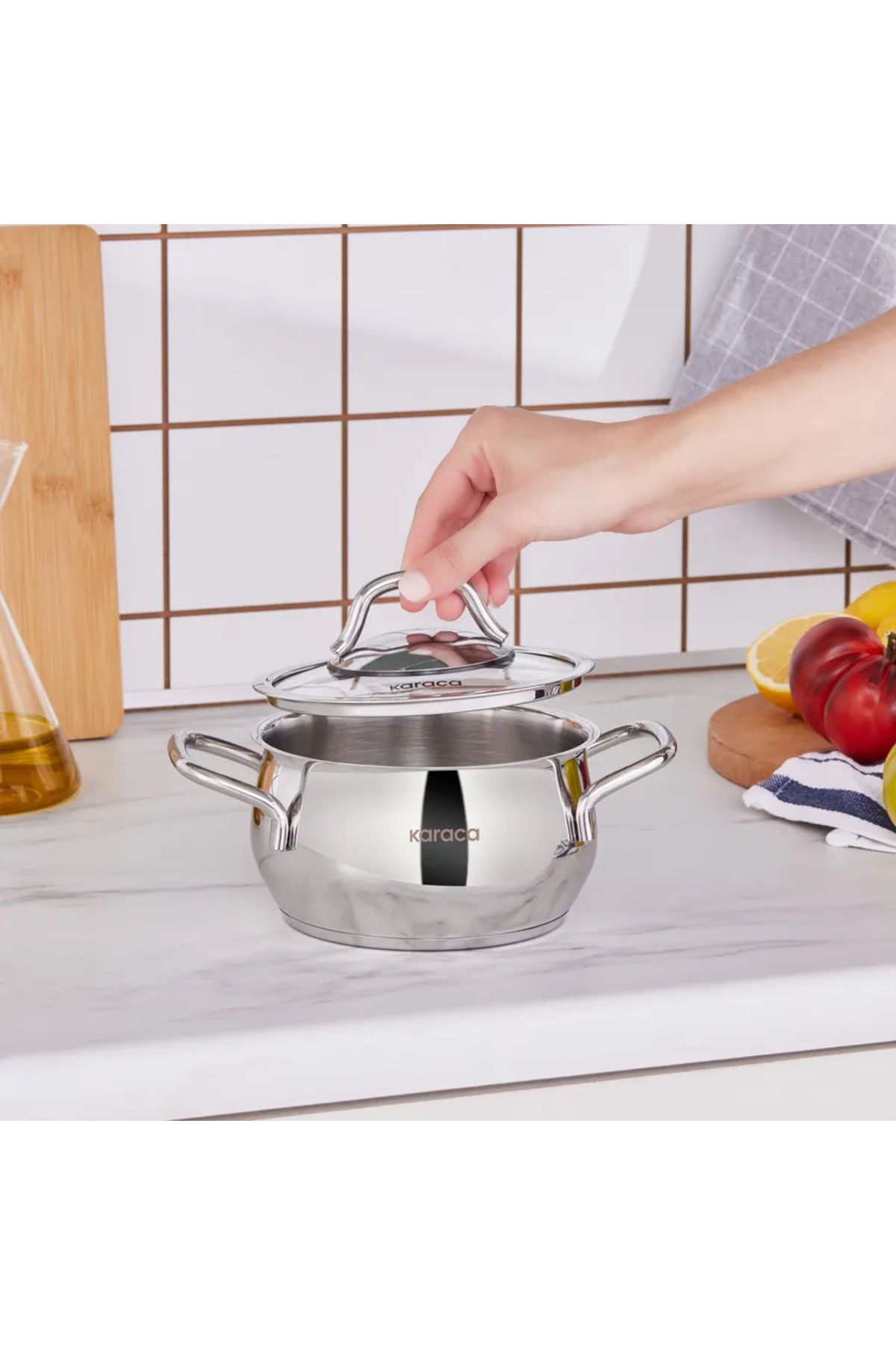 Karaca-Emirgan, Stainless Steel Mini Pot, Induction, 14cm 2