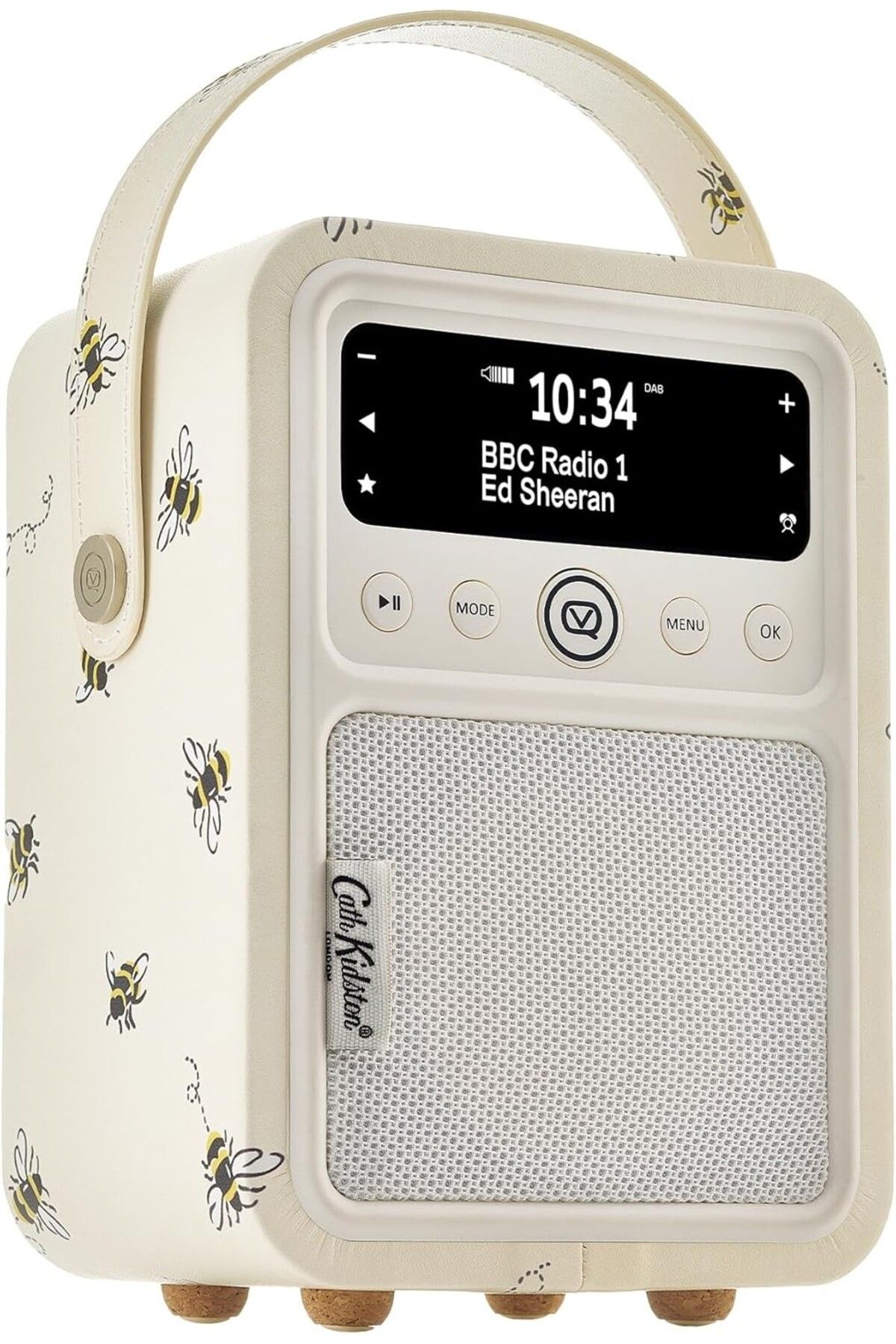 CATH KIDSTON Monty Dab Plus/Dab Radyo Bluetooth, FM ve Çalar Saat ile Taşınabilir Radyo