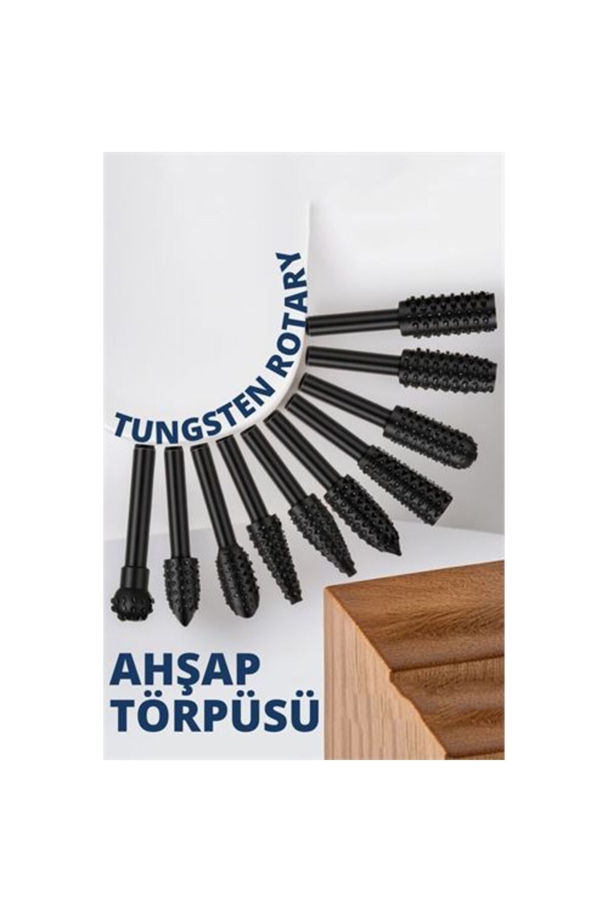 Store Winwinstore Tungsten Ahşap Oyma Şekillendirme 10 LU Törpü Seti