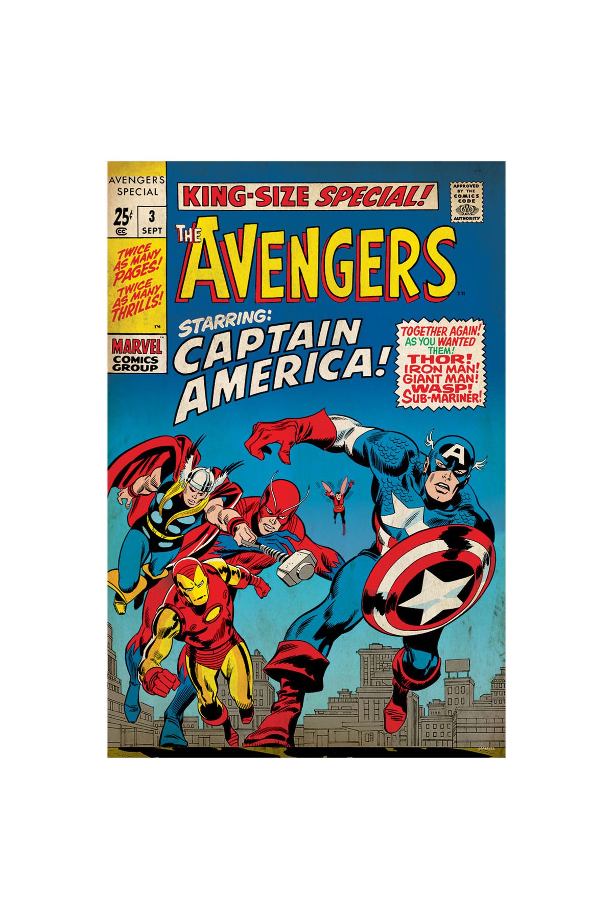 Prime 3D Marvel Comics Avengers Puzzle 300 Parça 33167
